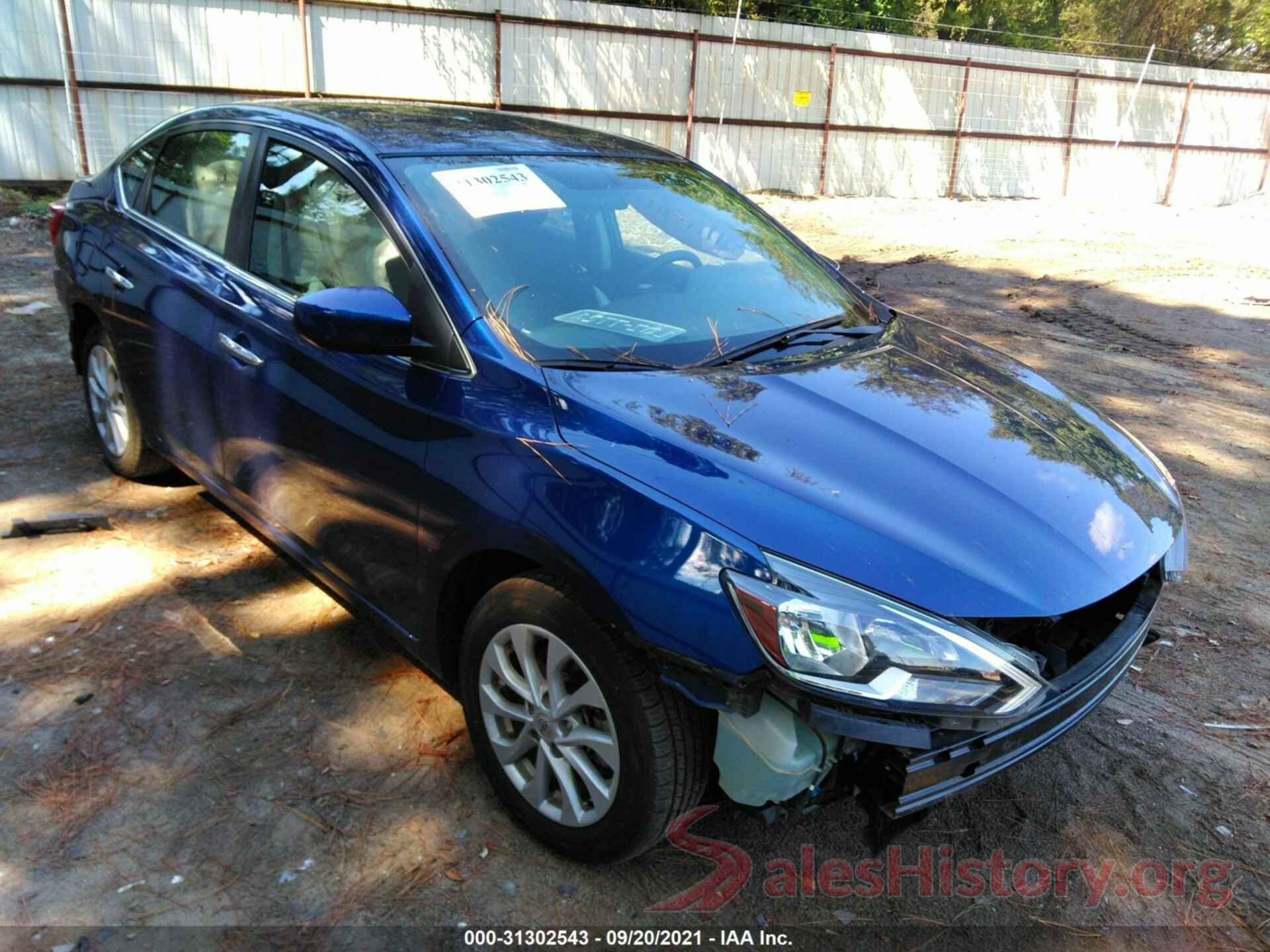 3N1AB7AP1KY421045 2019 NISSAN SENTRA