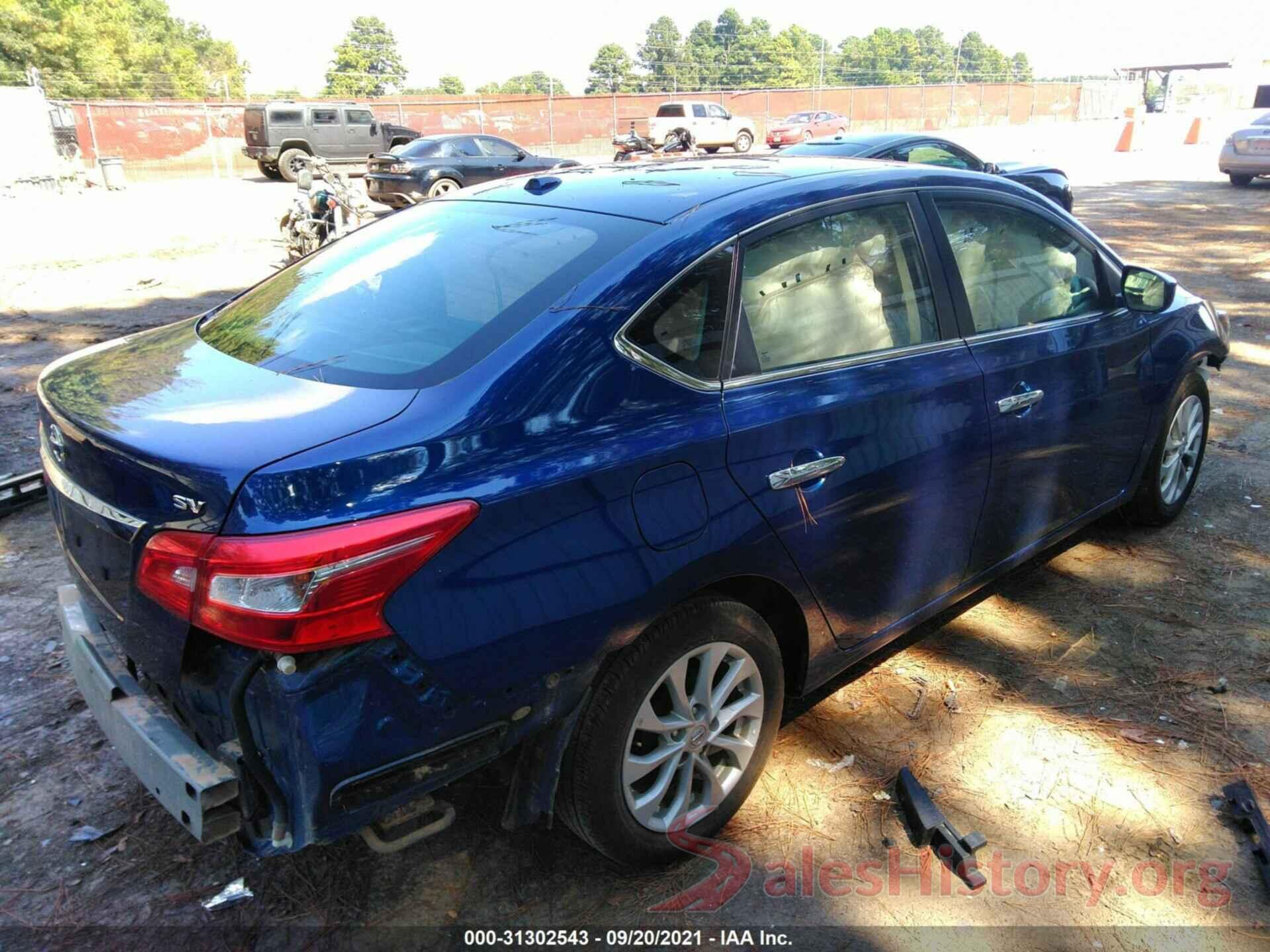 3N1AB7AP1KY421045 2019 NISSAN SENTRA