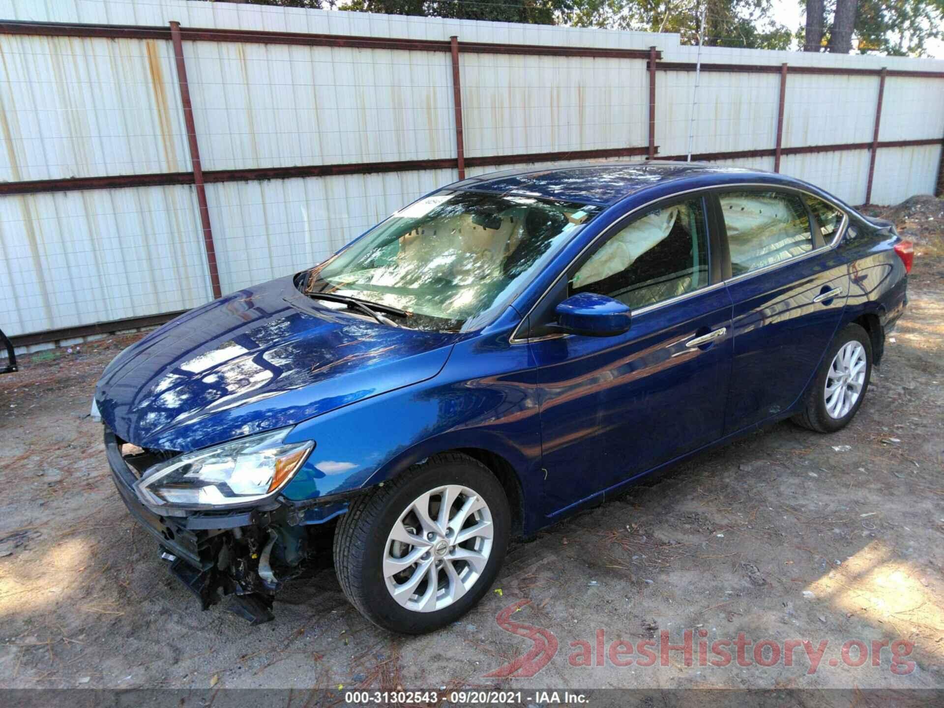 3N1AB7AP1KY421045 2019 NISSAN SENTRA