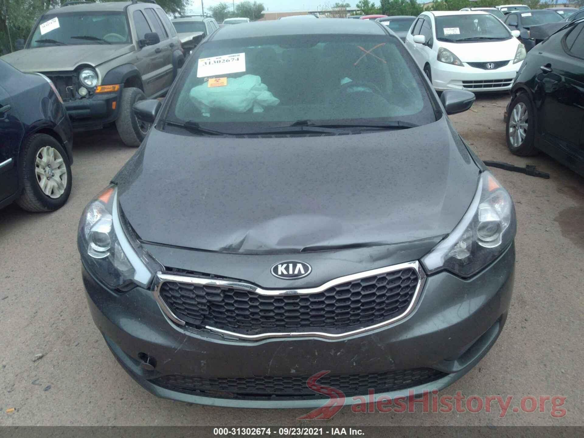 KNAFX4A62G5571712 2016 KIA FORTE