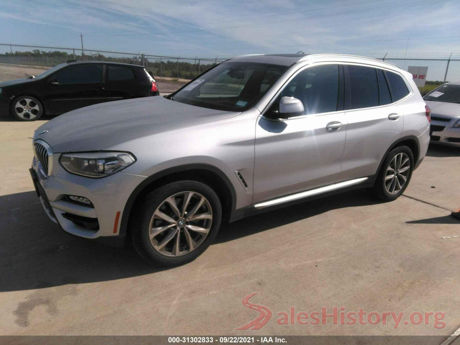 5UXTR7C58KLF31632 2019 BMW X3