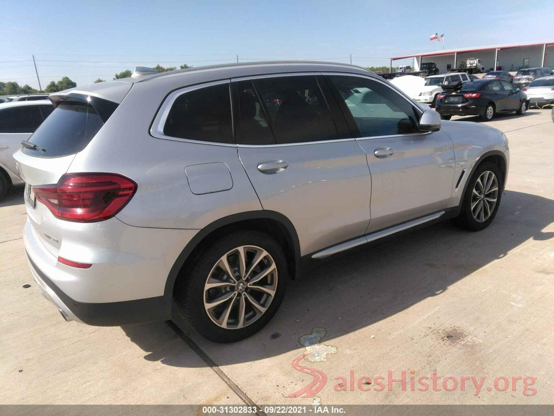 5UXTR7C58KLF31632 2019 BMW X3