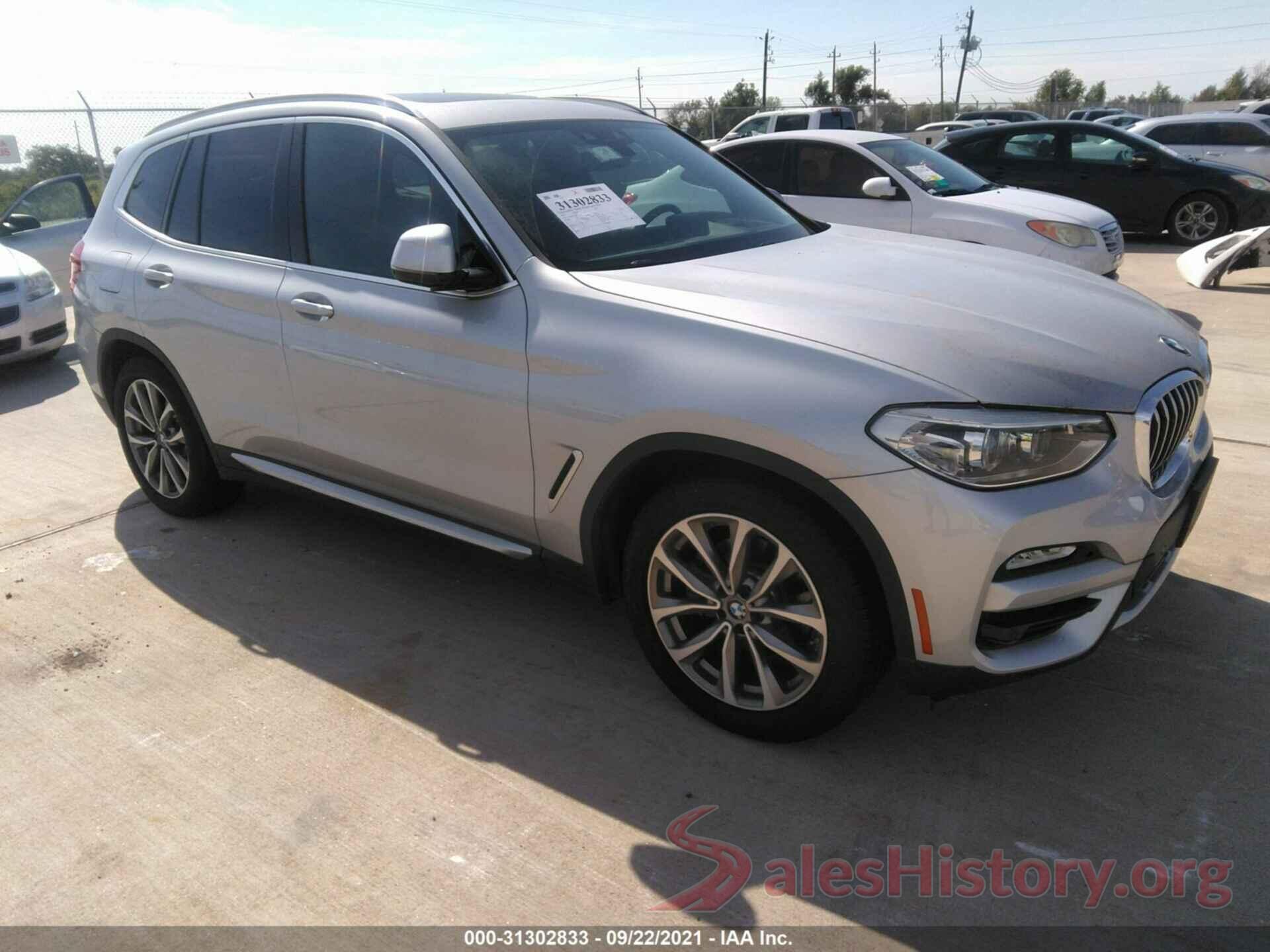 5UXTR7C58KLF31632 2019 BMW X3