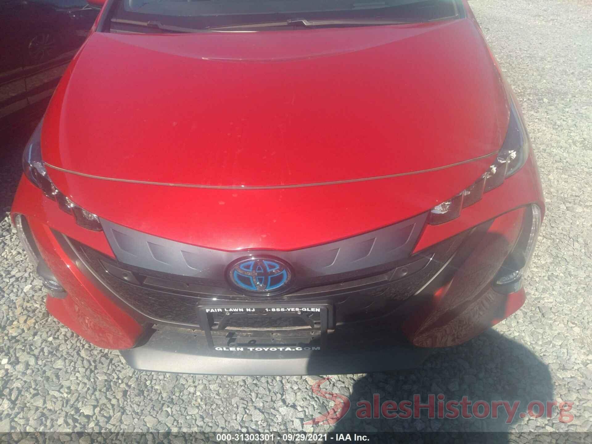 JTDKARFP2L3140777 2020 TOYOTA PRIUS PRIME