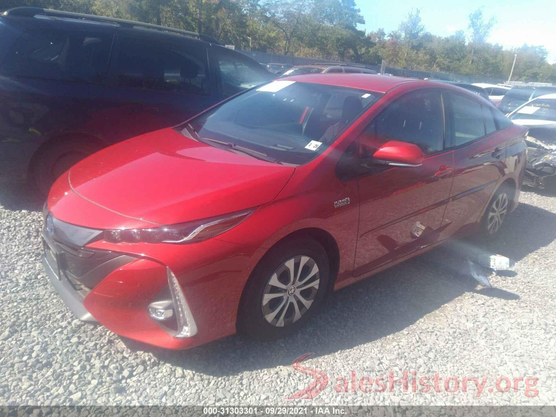 JTDKARFP2L3140777 2020 TOYOTA PRIUS PRIME