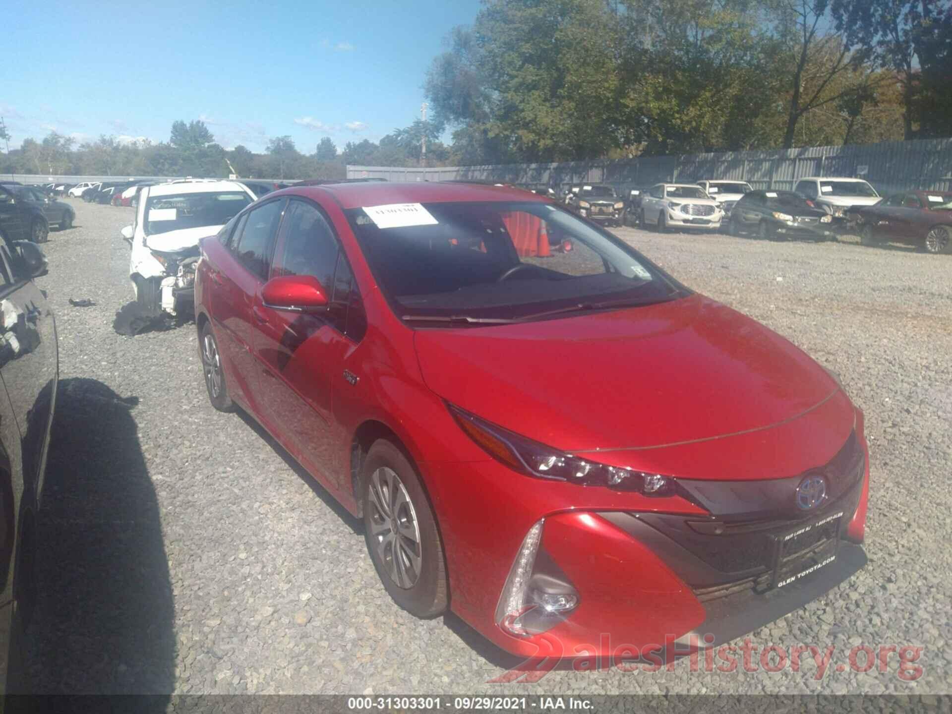 JTDKARFP2L3140777 2020 TOYOTA PRIUS PRIME