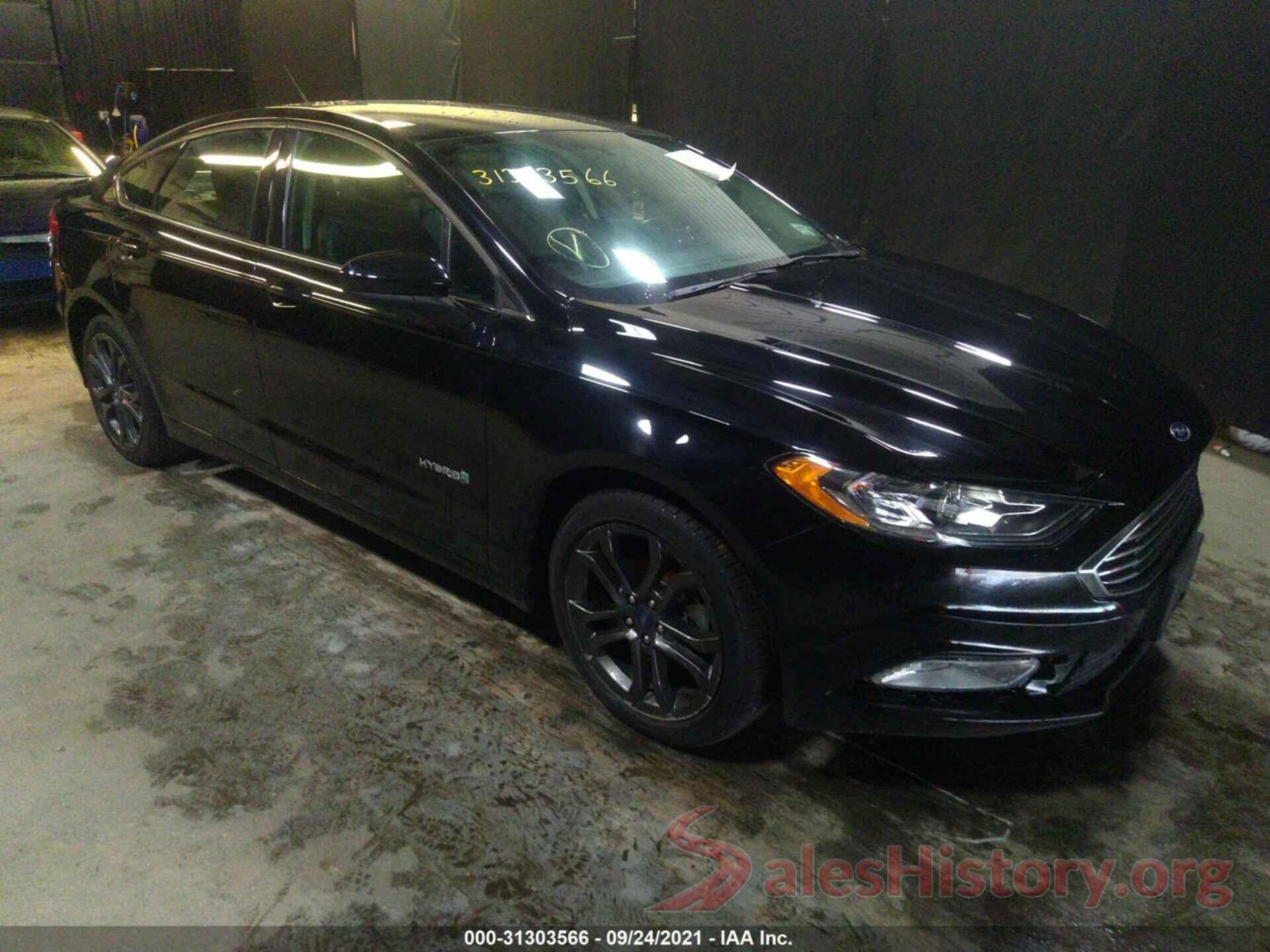 3FA6P0LUXJR112834 2018 FORD FUSION HYBRID