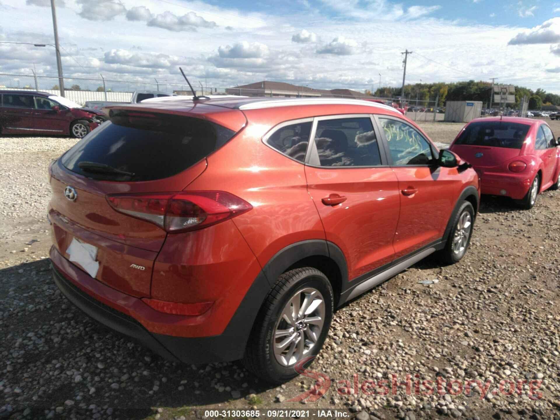 KM8J3CA44HU302020 2017 HYUNDAI TUCSON