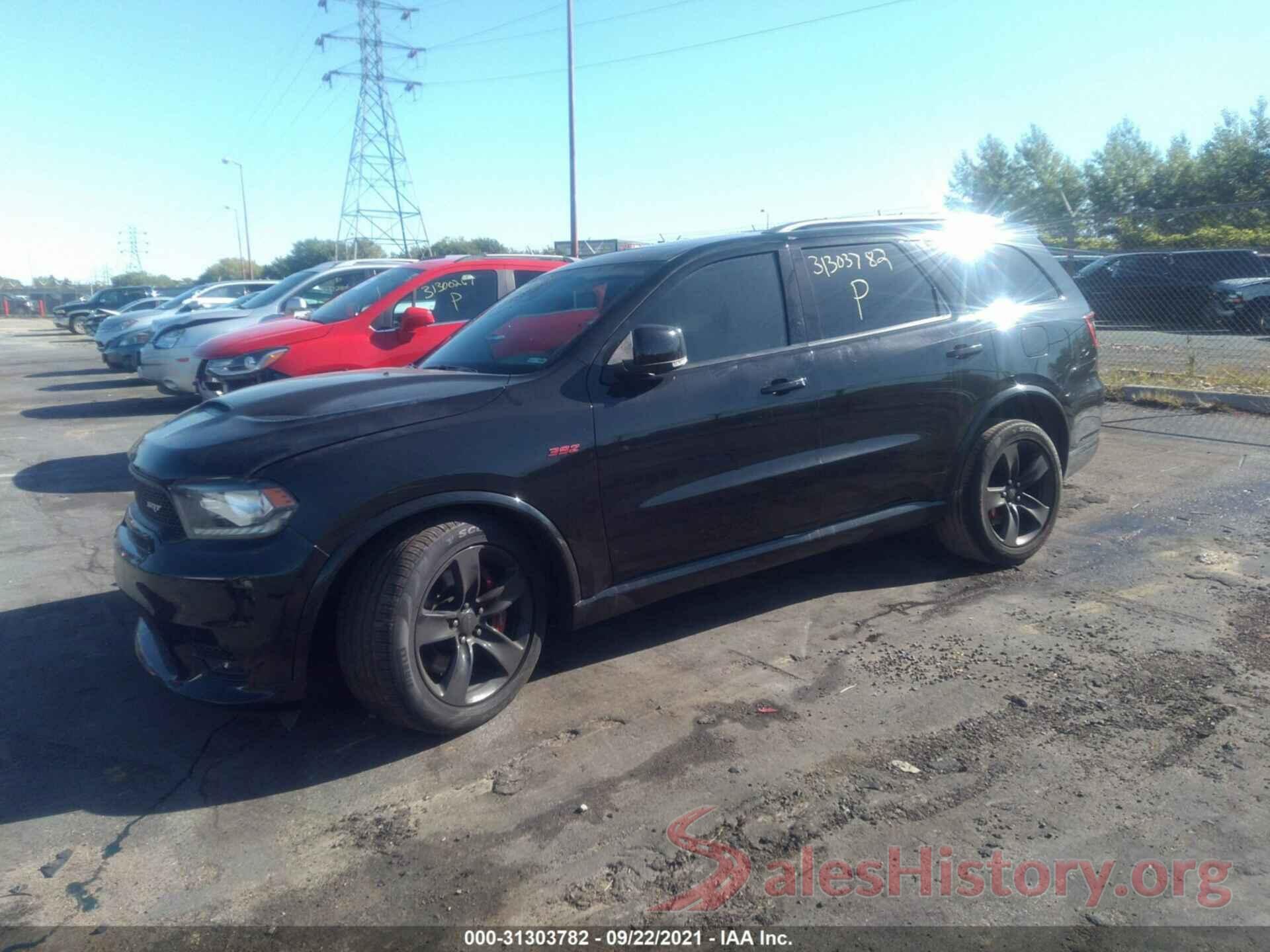 1C4SDJGJ9JC146107 2018 DODGE DURANGO