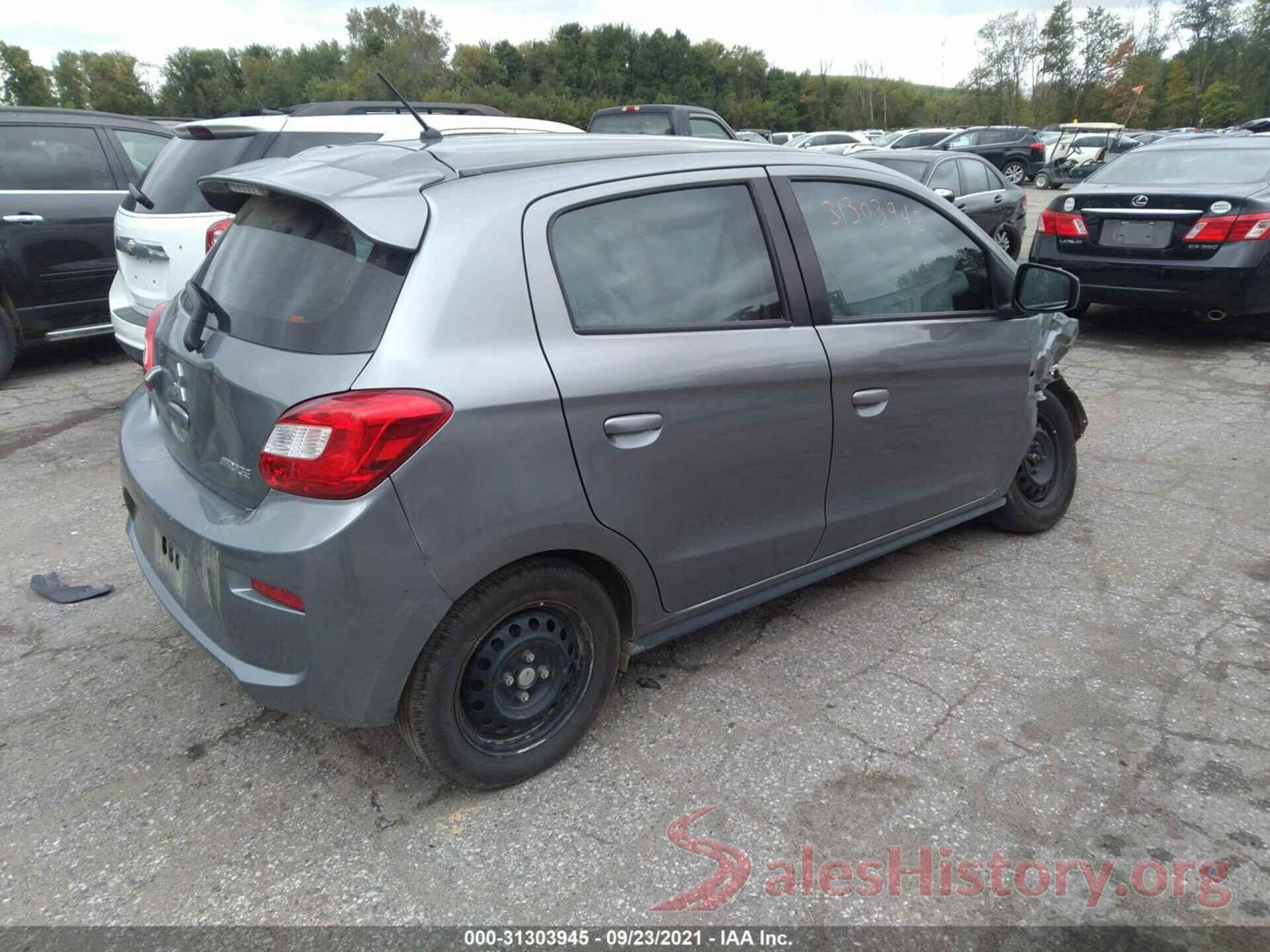 ML32A3HJ2JH007574 2018 MITSUBISHI MIRAGE