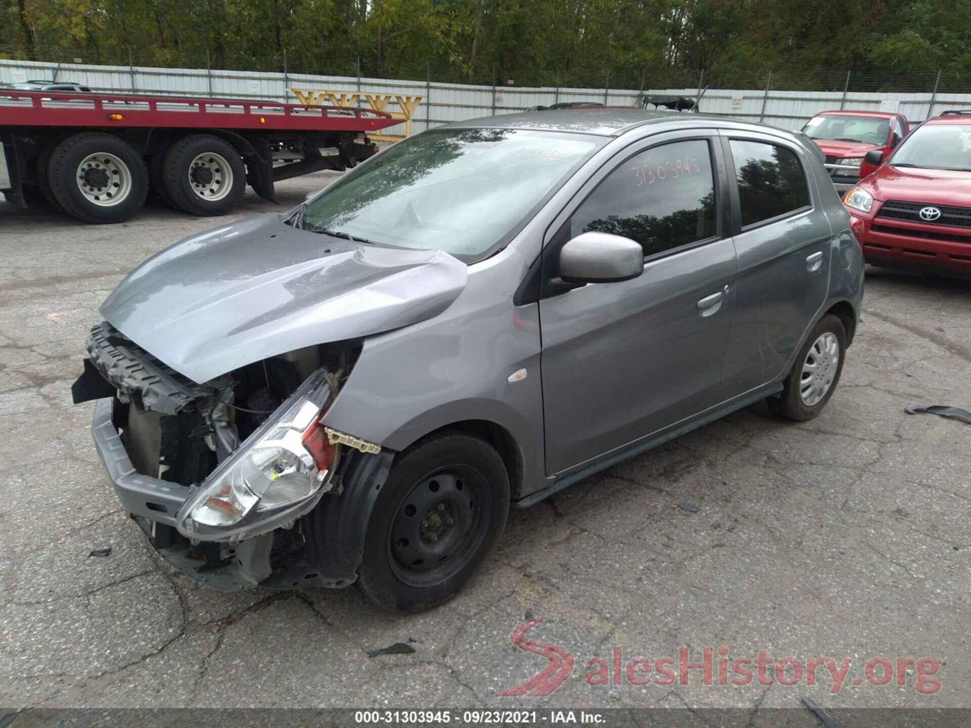 ML32A3HJ2JH007574 2018 MITSUBISHI MIRAGE