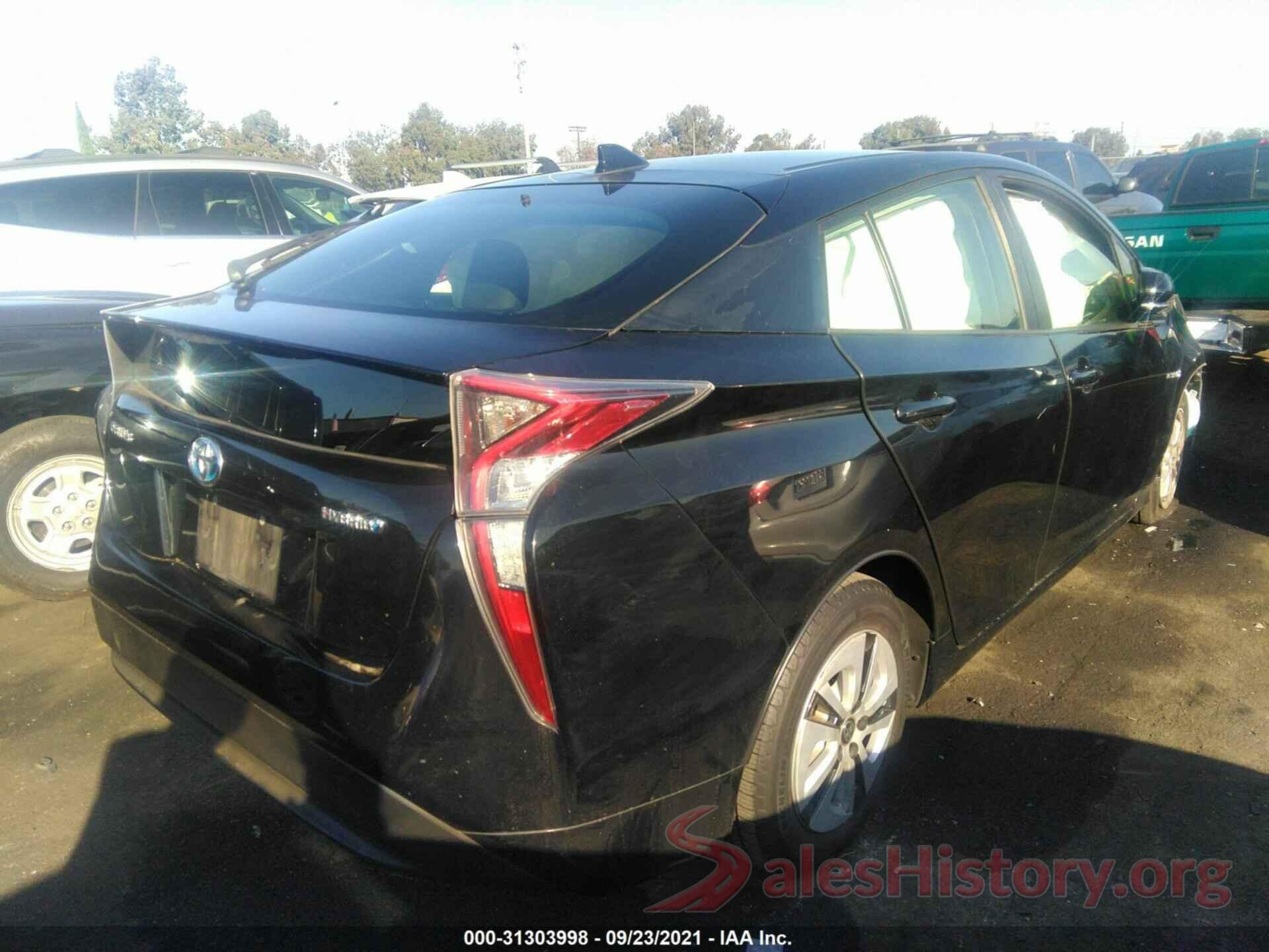 JTDKARFU4G3016618 2016 TOYOTA PRIUS