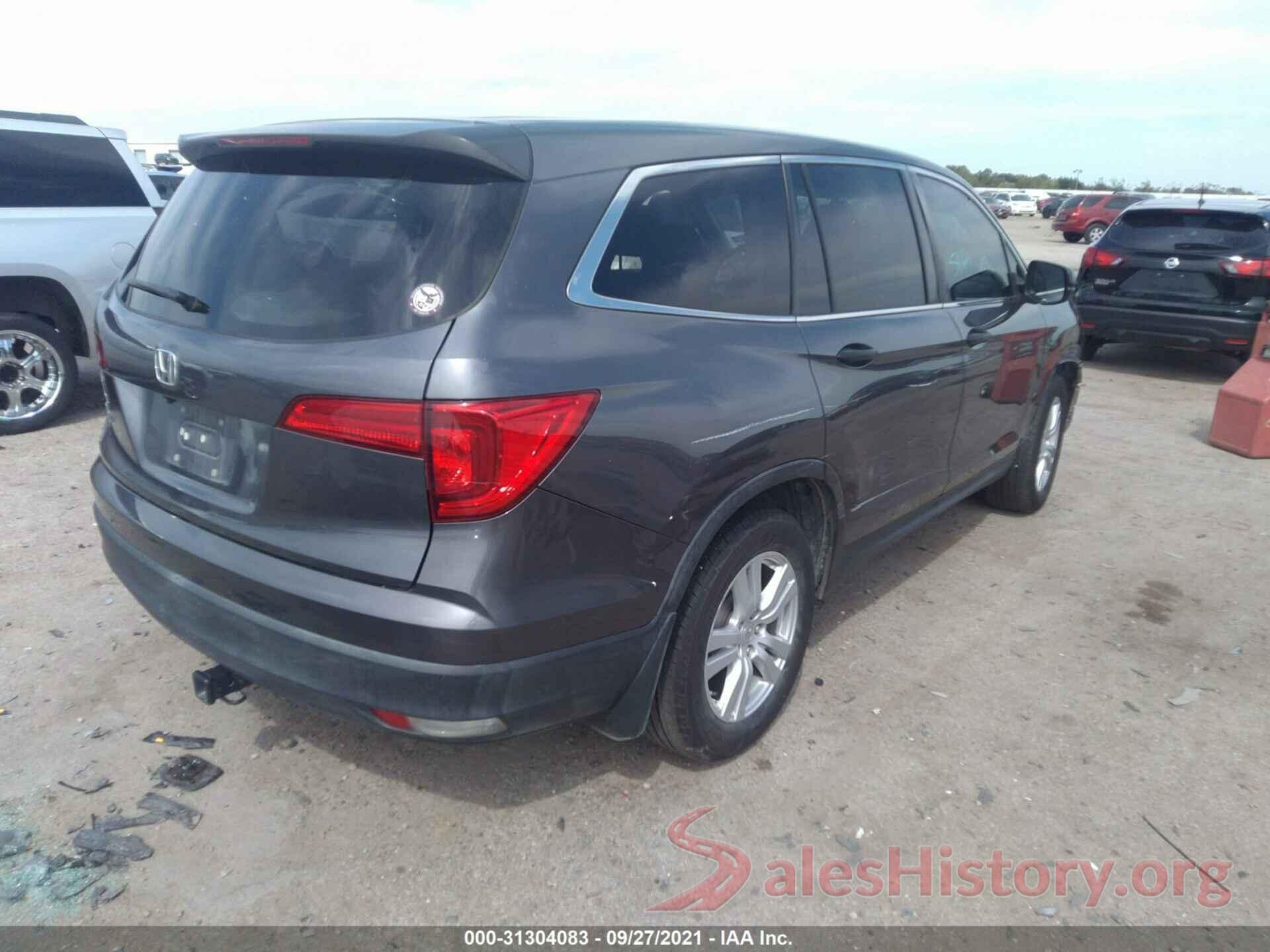 5FNYF5H15GB030800 2016 HONDA PILOT