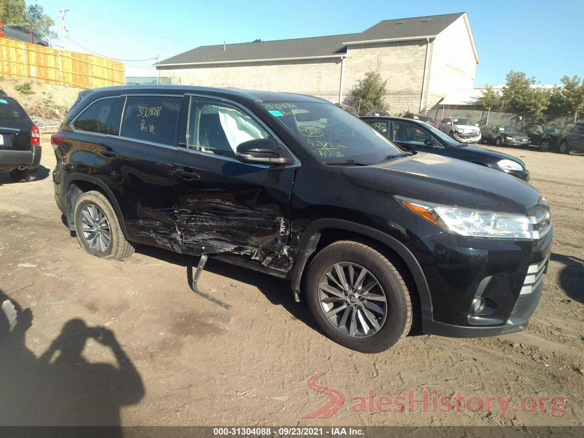 5TDJZRFH8JS536480 2018 TOYOTA HIGHLANDER