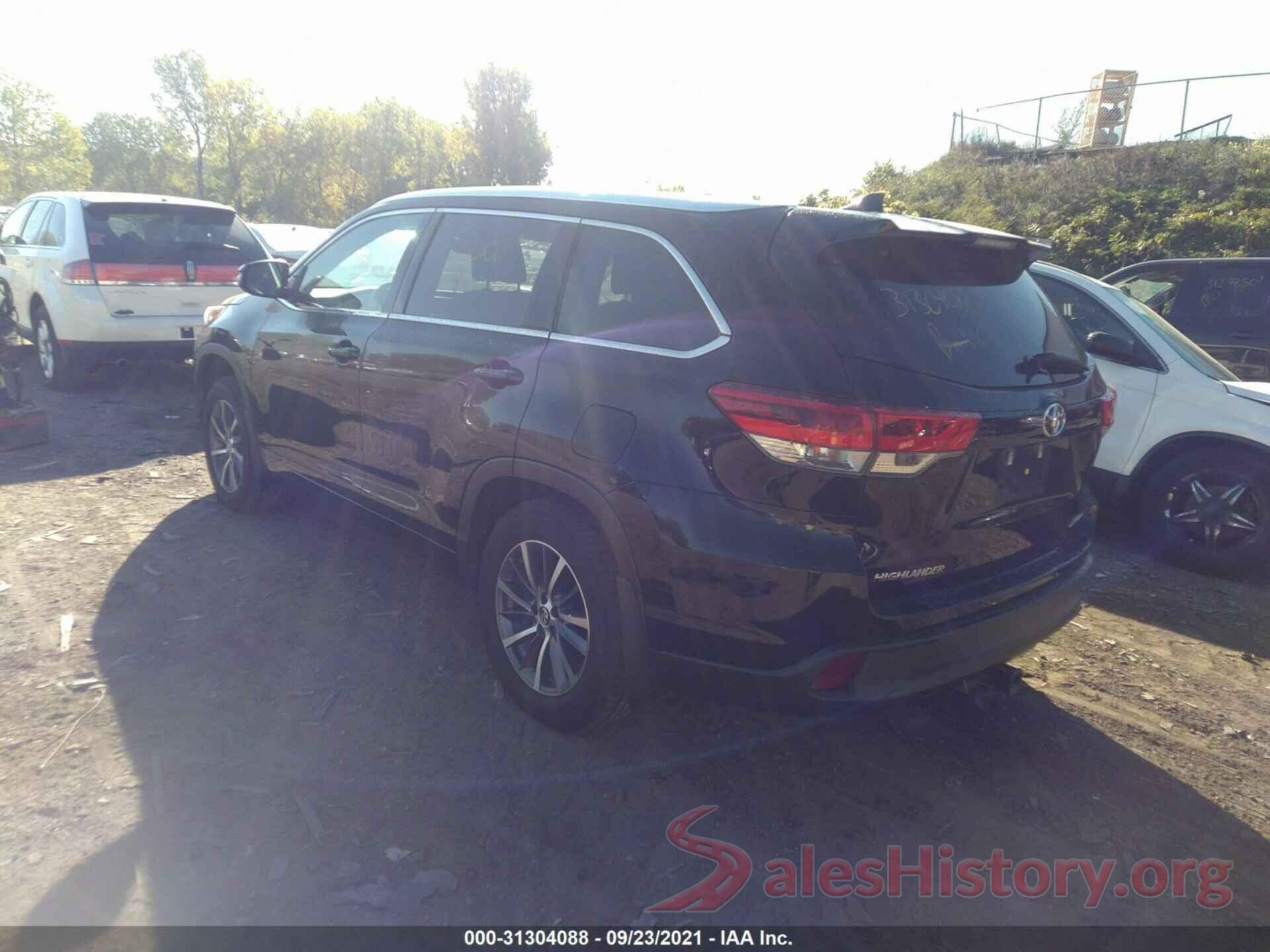 5TDJZRFH8JS536480 2018 TOYOTA HIGHLANDER