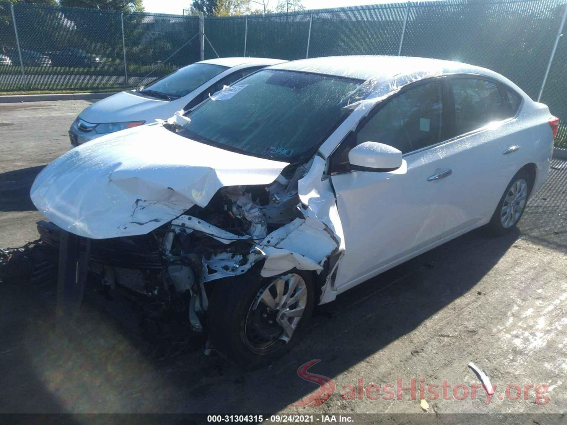 3N1AB7AP0KY316139 2019 NISSAN SENTRA