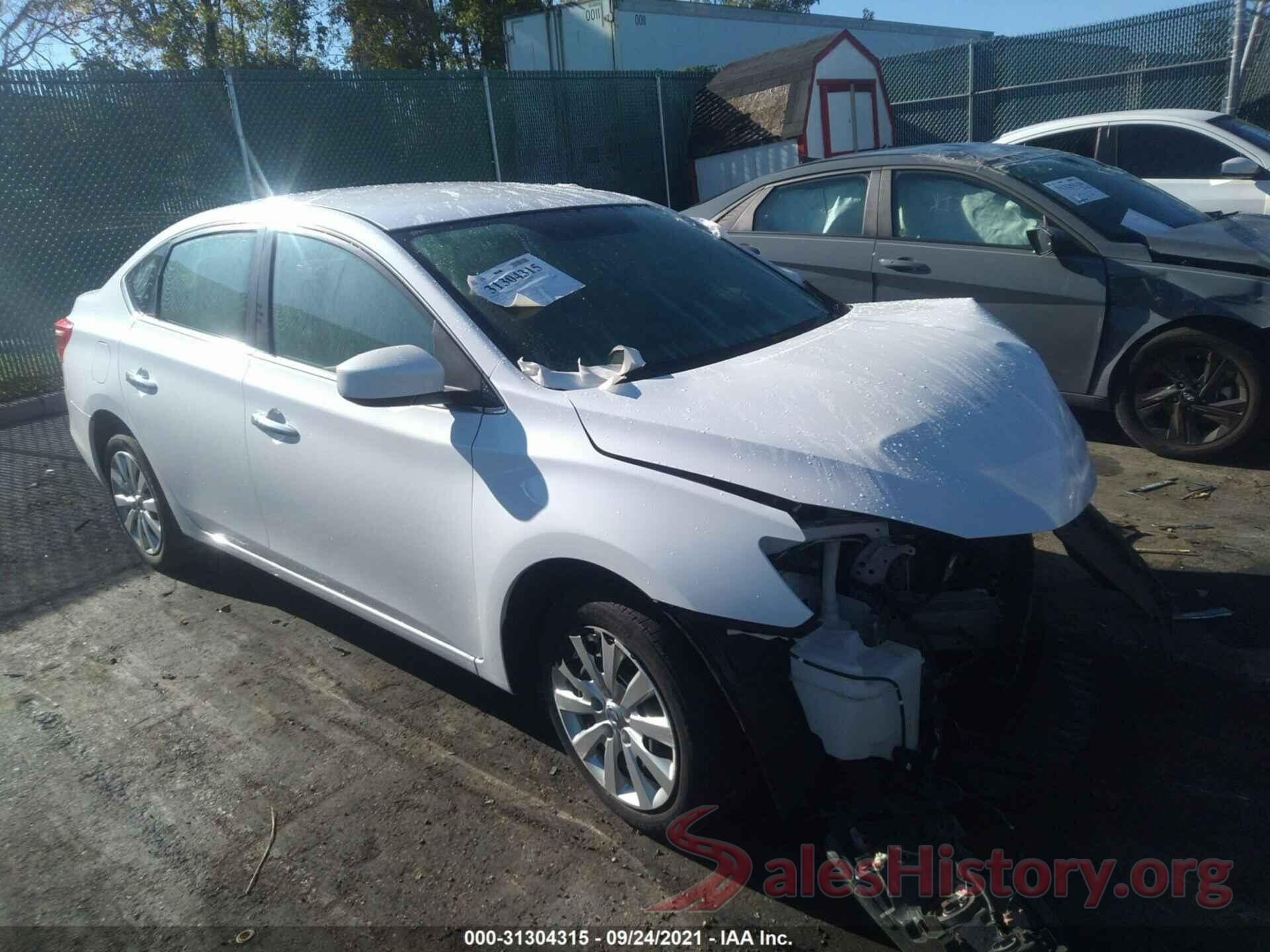 3N1AB7AP0KY316139 2019 NISSAN SENTRA