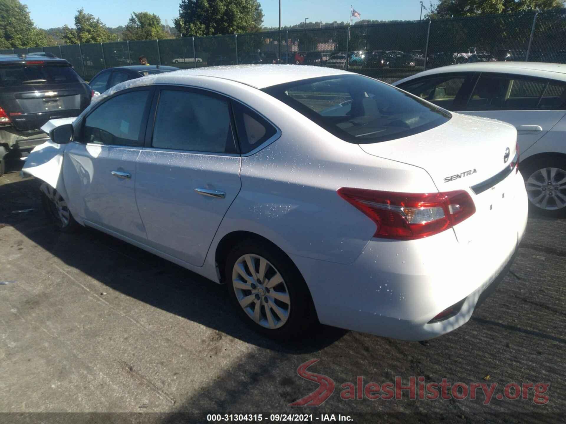 3N1AB7AP0KY316139 2019 NISSAN SENTRA