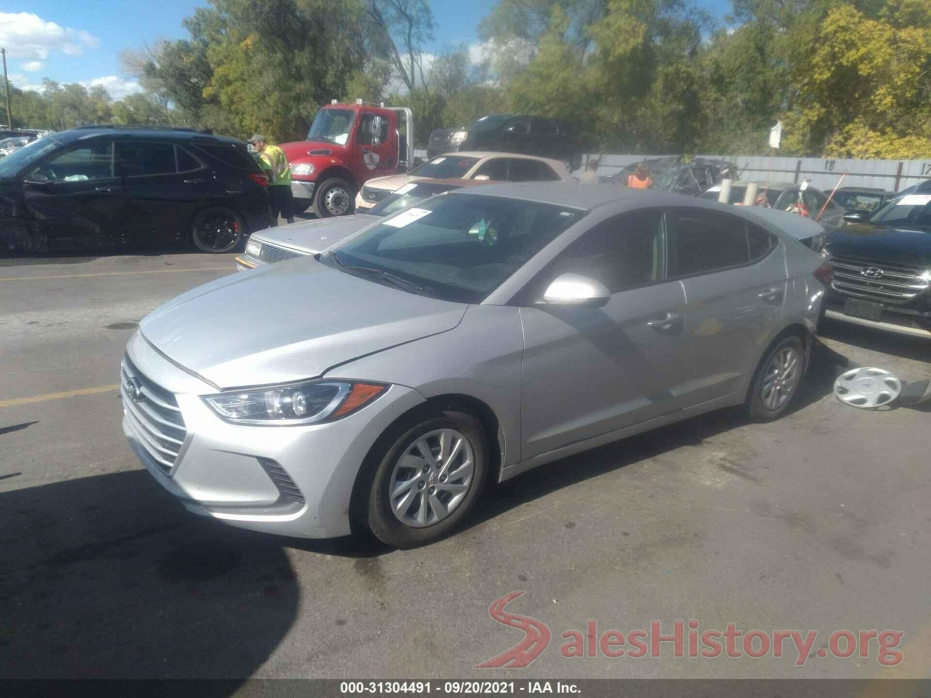 5NPD74LFXJH342984 2018 HYUNDAI ELANTRA