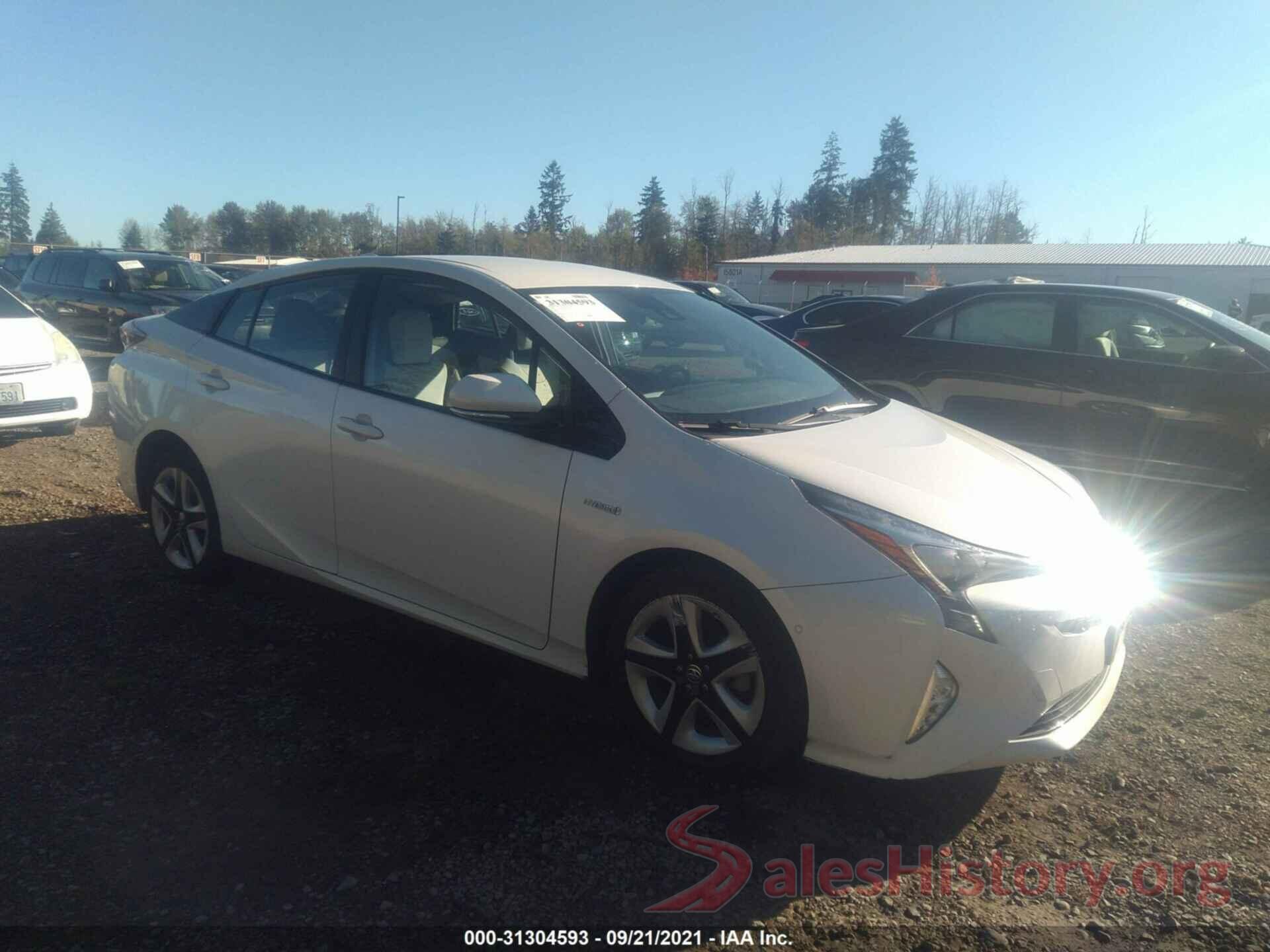 JTDKARFU5G3000704 2016 TOYOTA PRIUS