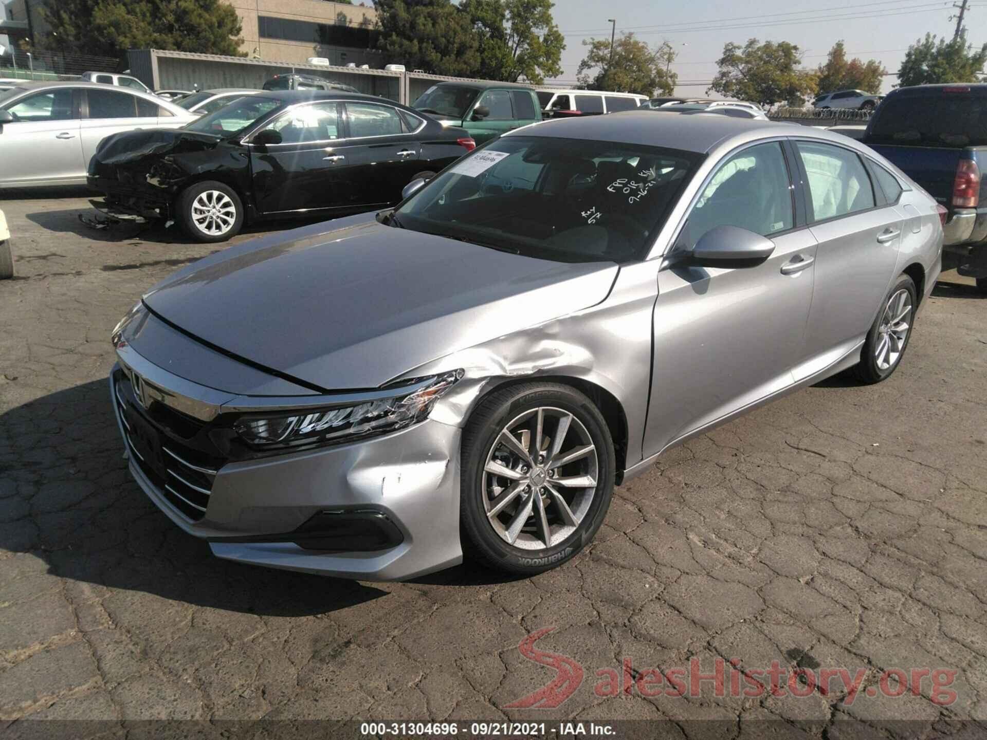 1HGCV1F13MA104066 2021 HONDA ACCORD SEDAN