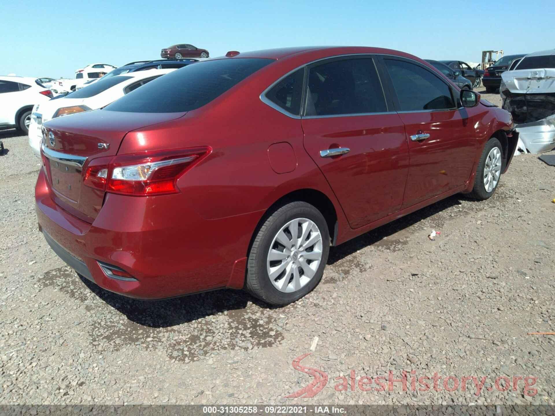 3N1AB7AP0HY242519 2017 NISSAN SENTRA