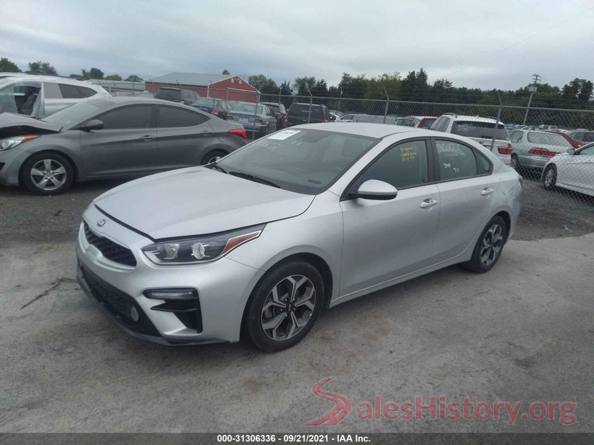 3KPF24AD6KE114141 2019 KIA FORTE