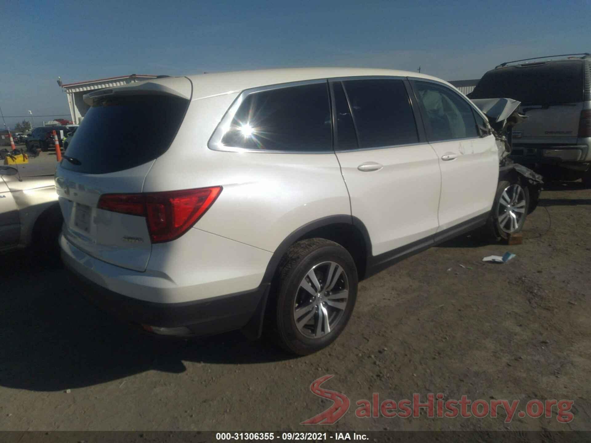 5FNYF6H86HB014366 2017 HONDA PILOT