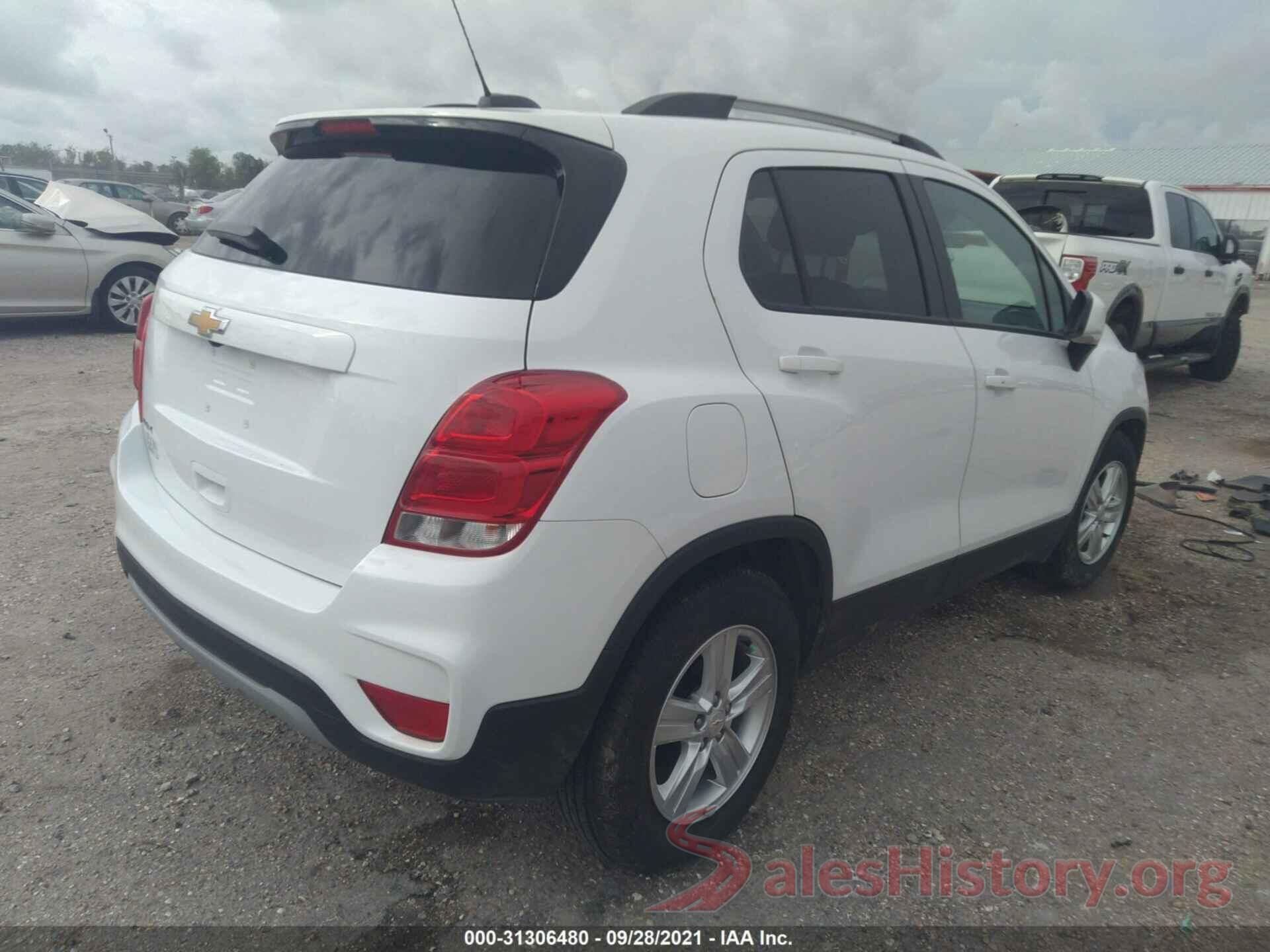 KL7CJLSBXMB345134 2021 CHEVROLET TRAX