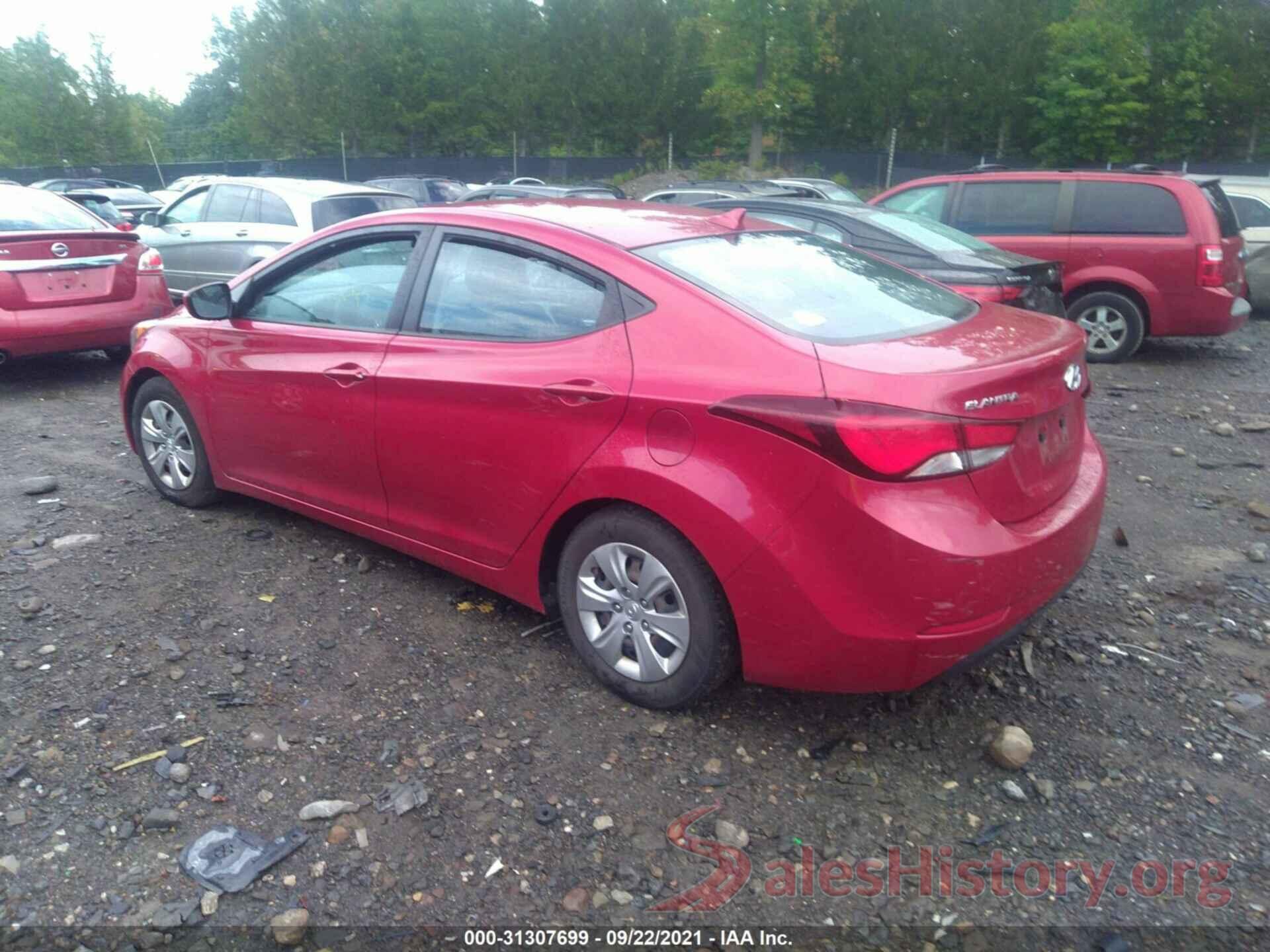 KMHDH4AE4GU517649 2016 HYUNDAI ELANTRA