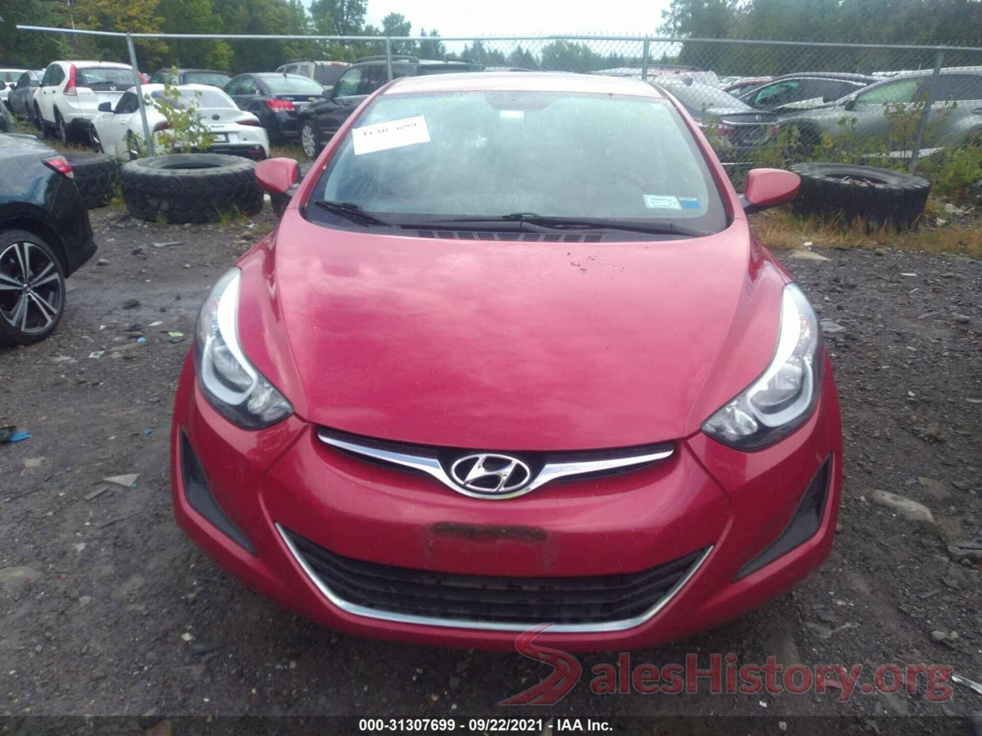 KMHDH4AE4GU517649 2016 HYUNDAI ELANTRA