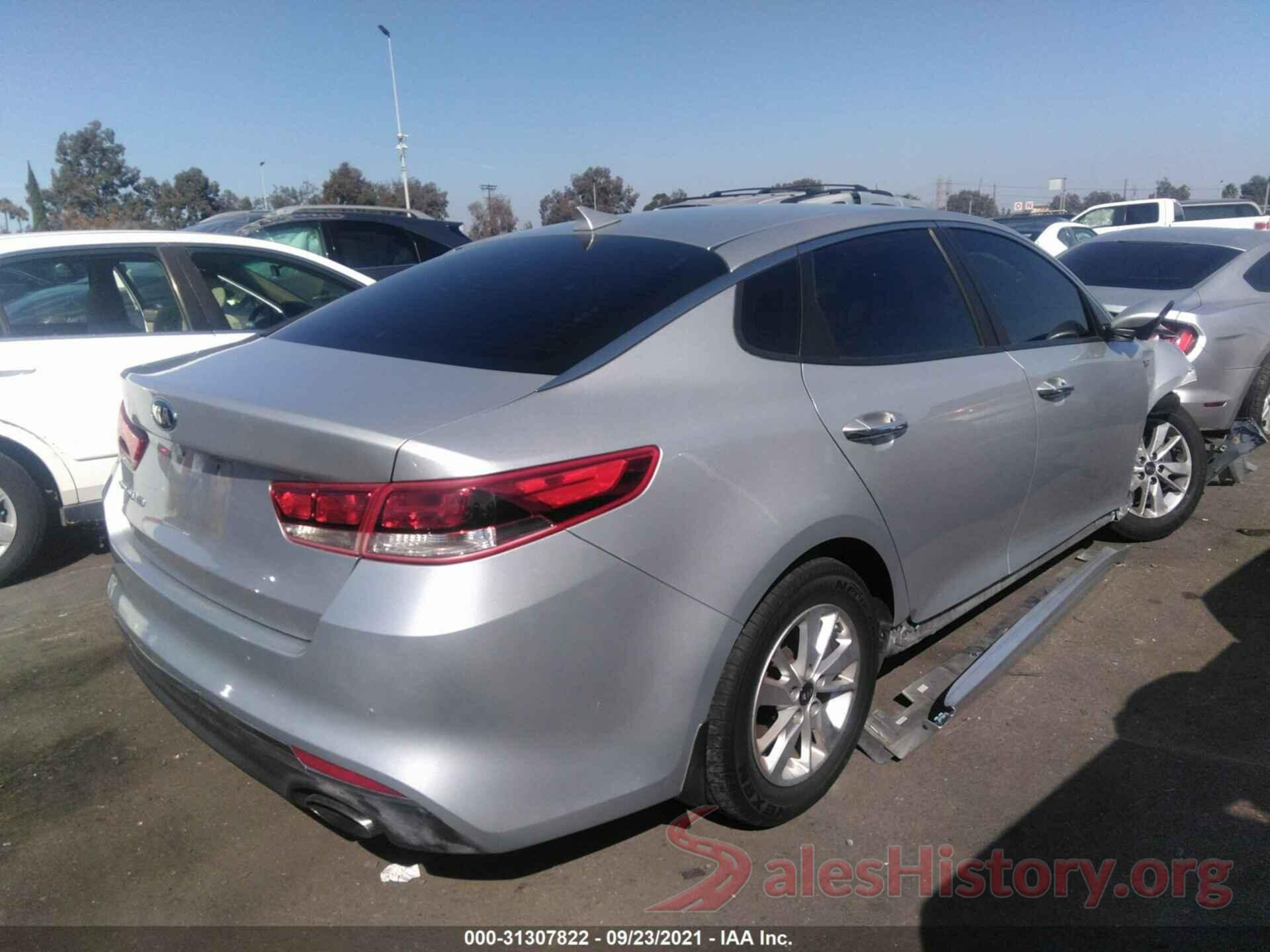 5XXGT4L30GG117881 2016 KIA OPTIMA