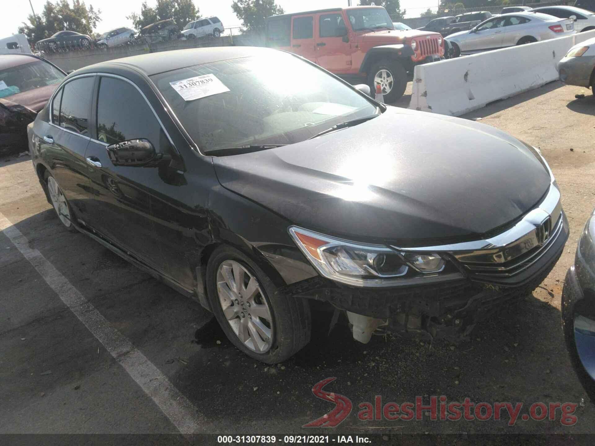 1HGCR2F50GA187635 2016 HONDA ACCORD SEDAN