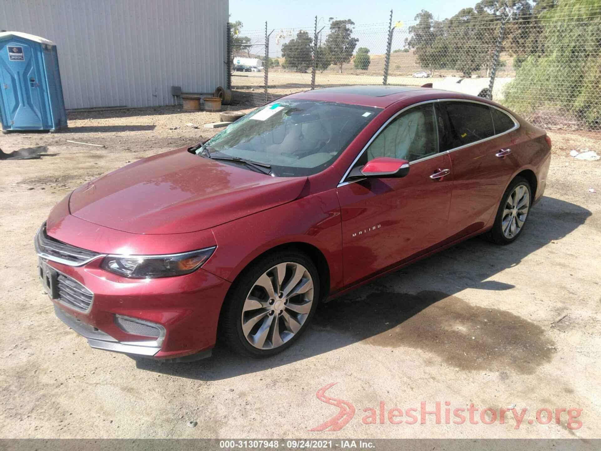 1G1ZE5SX1JF225437 2018 CHEVROLET MALIBU