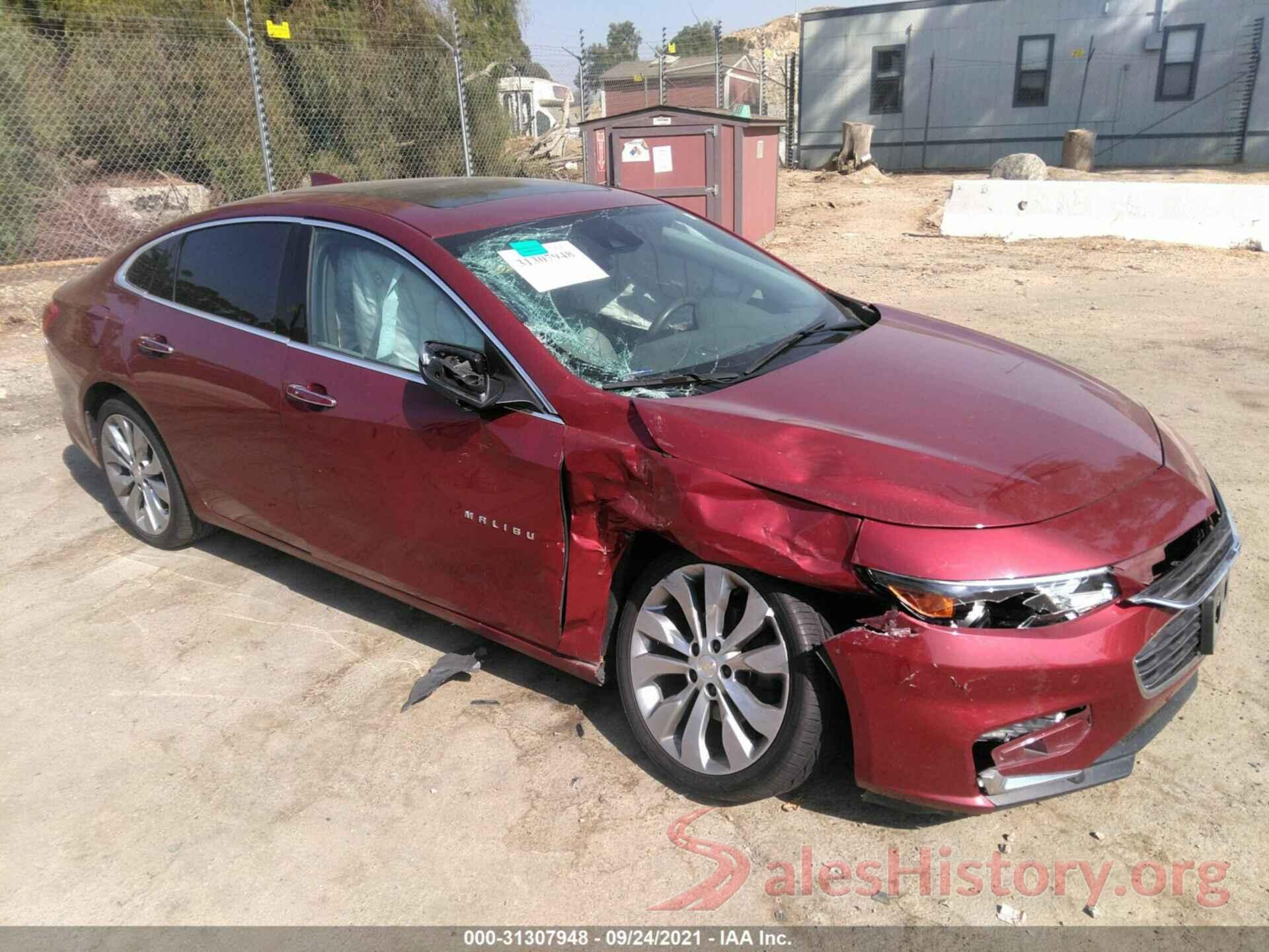 1G1ZE5SX1JF225437 2018 CHEVROLET MALIBU