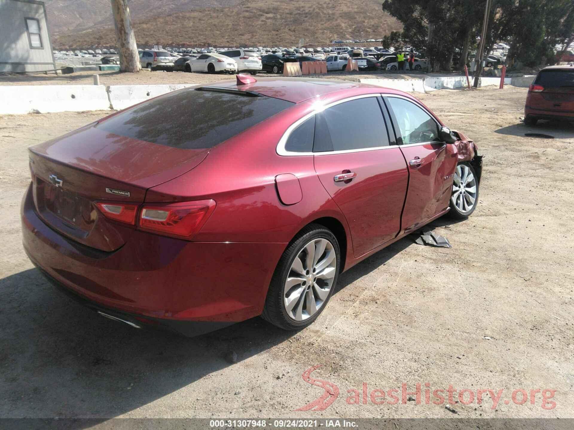 1G1ZE5SX1JF225437 2018 CHEVROLET MALIBU