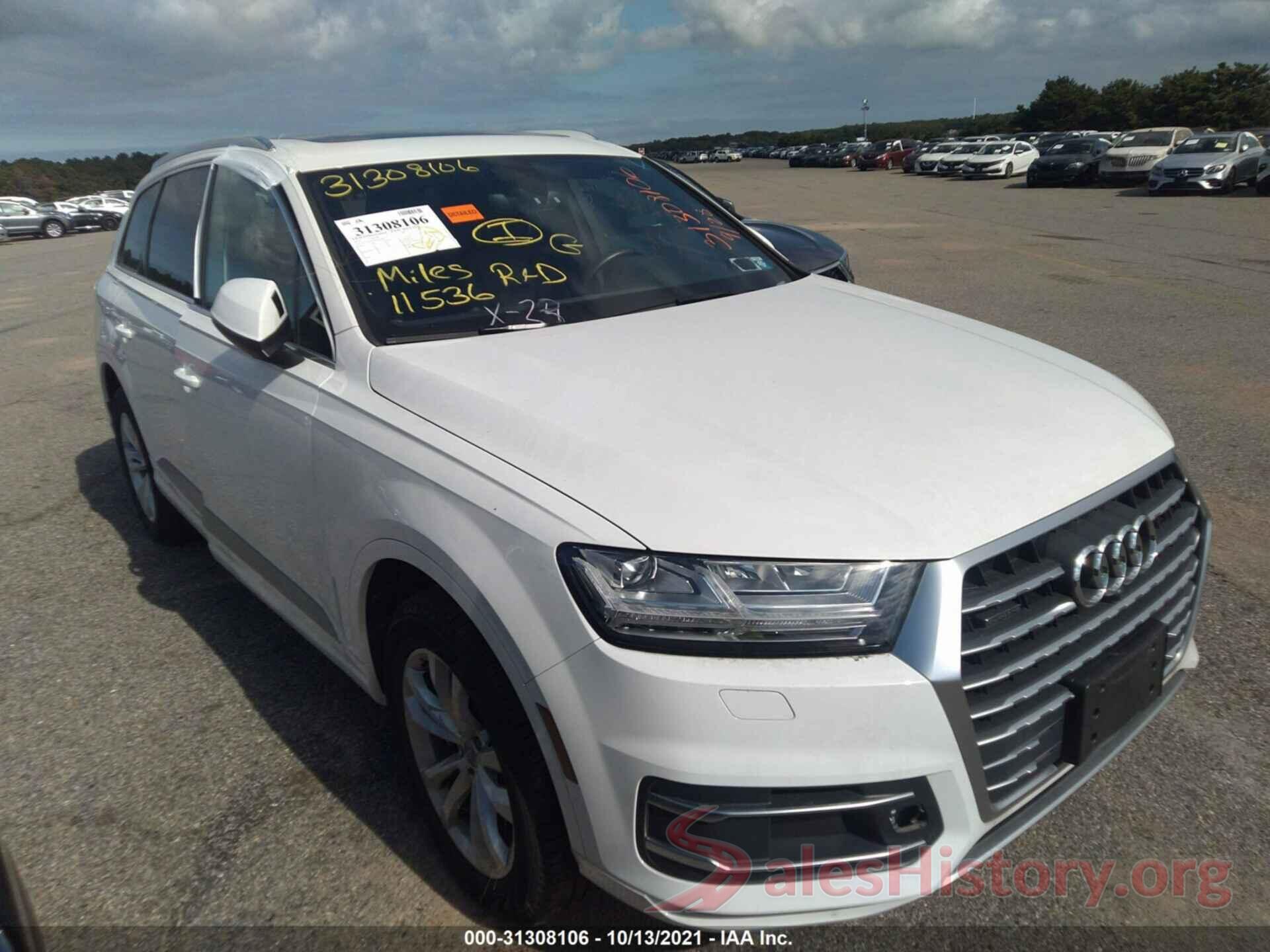 WA1AHAF79KD047444 2019 AUDI Q7