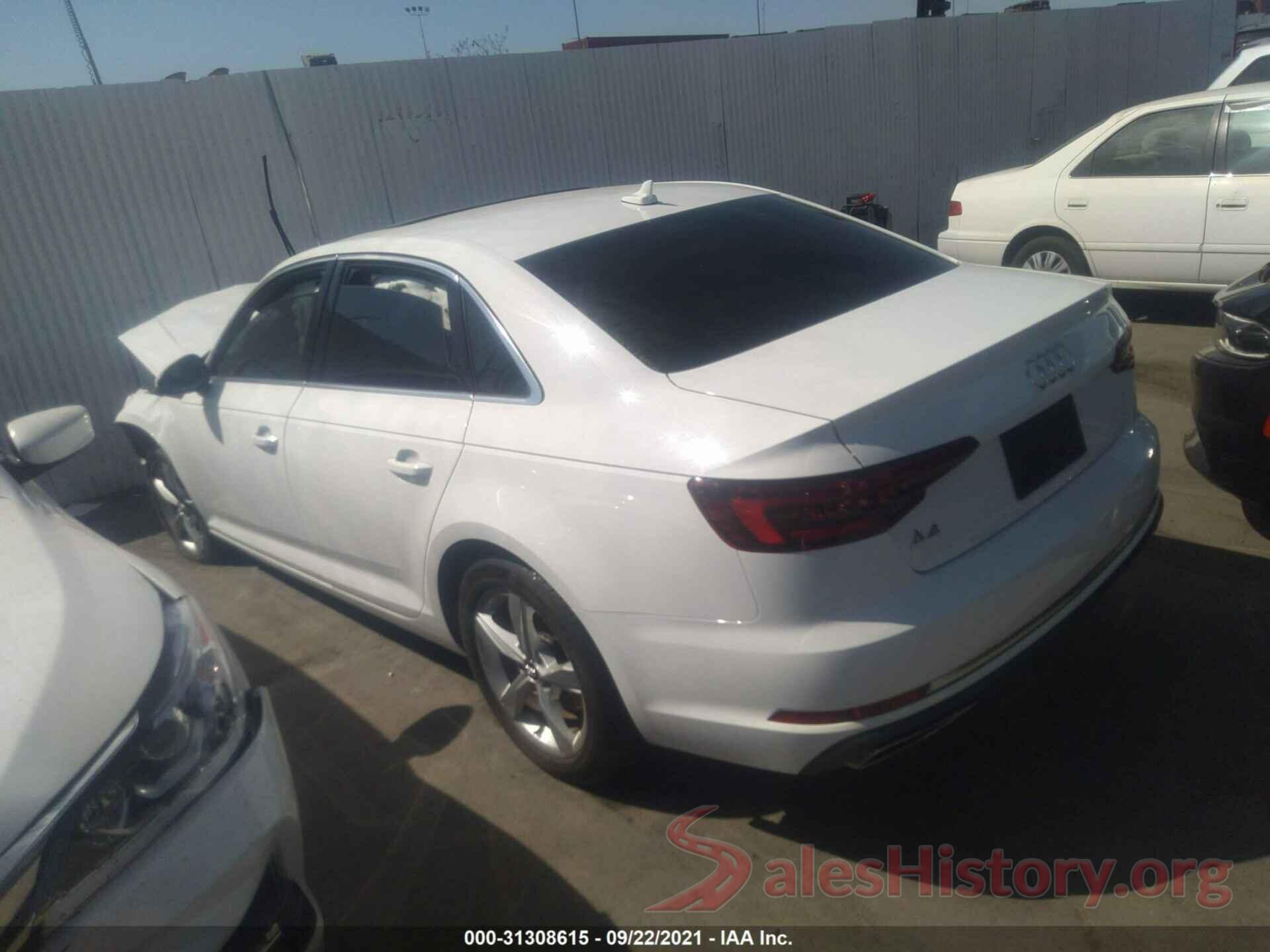 WAUGMAF45KA035176 2019 AUDI A4