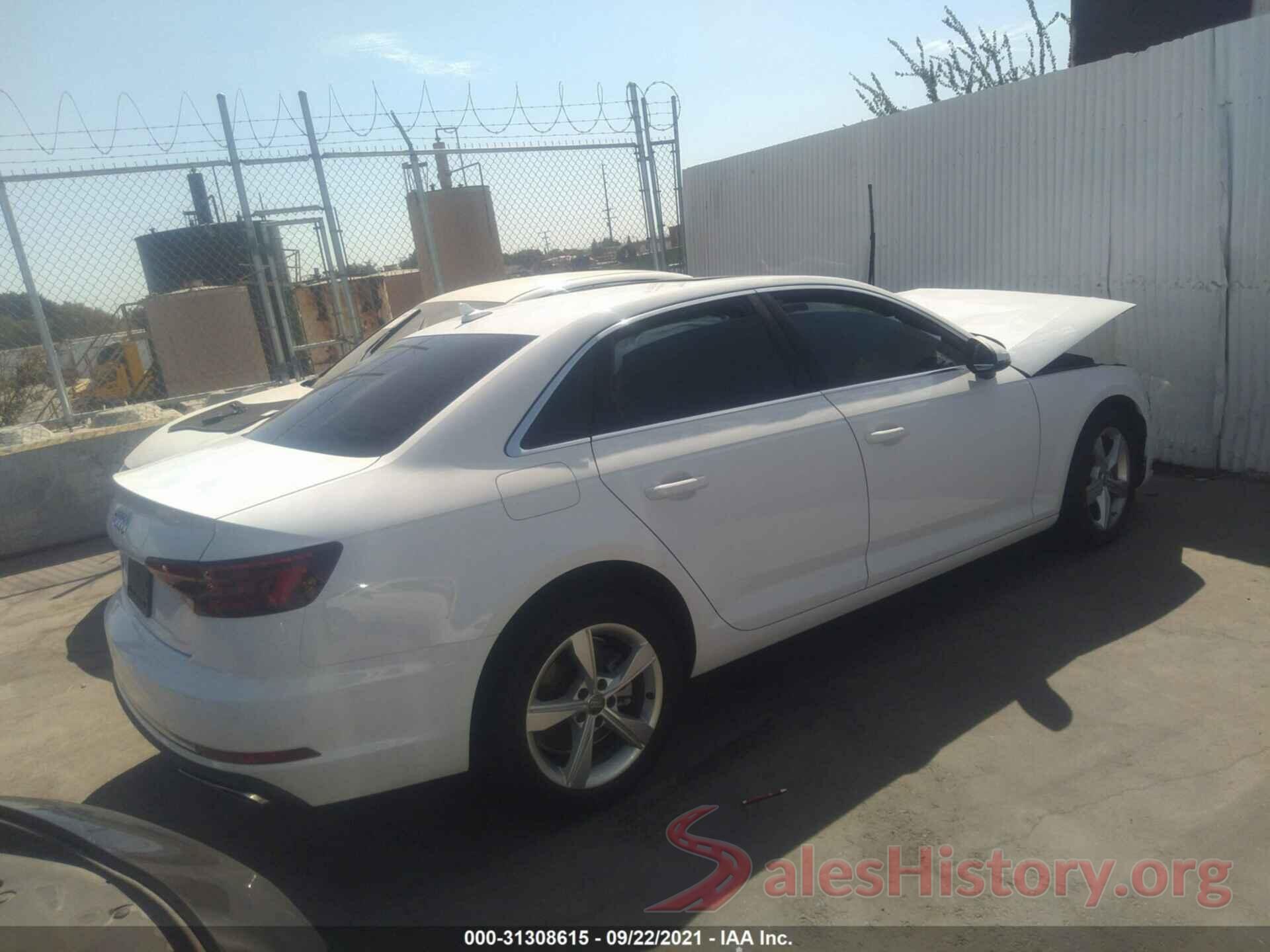 WAUGMAF45KA035176 2019 AUDI A4