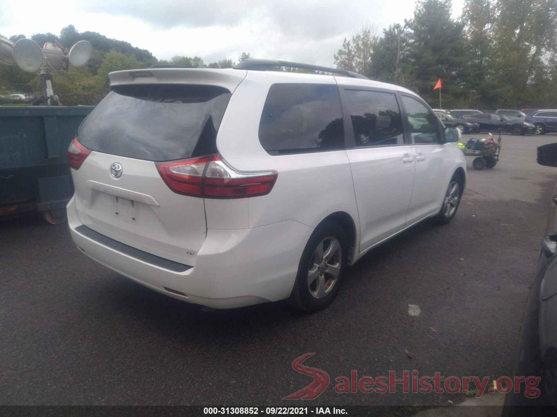 5TDKZ3DC5HS802525 2017 TOYOTA SIENNA