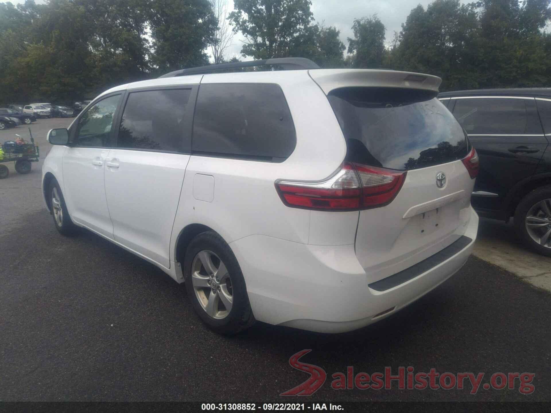 5TDKZ3DC5HS802525 2017 TOYOTA SIENNA