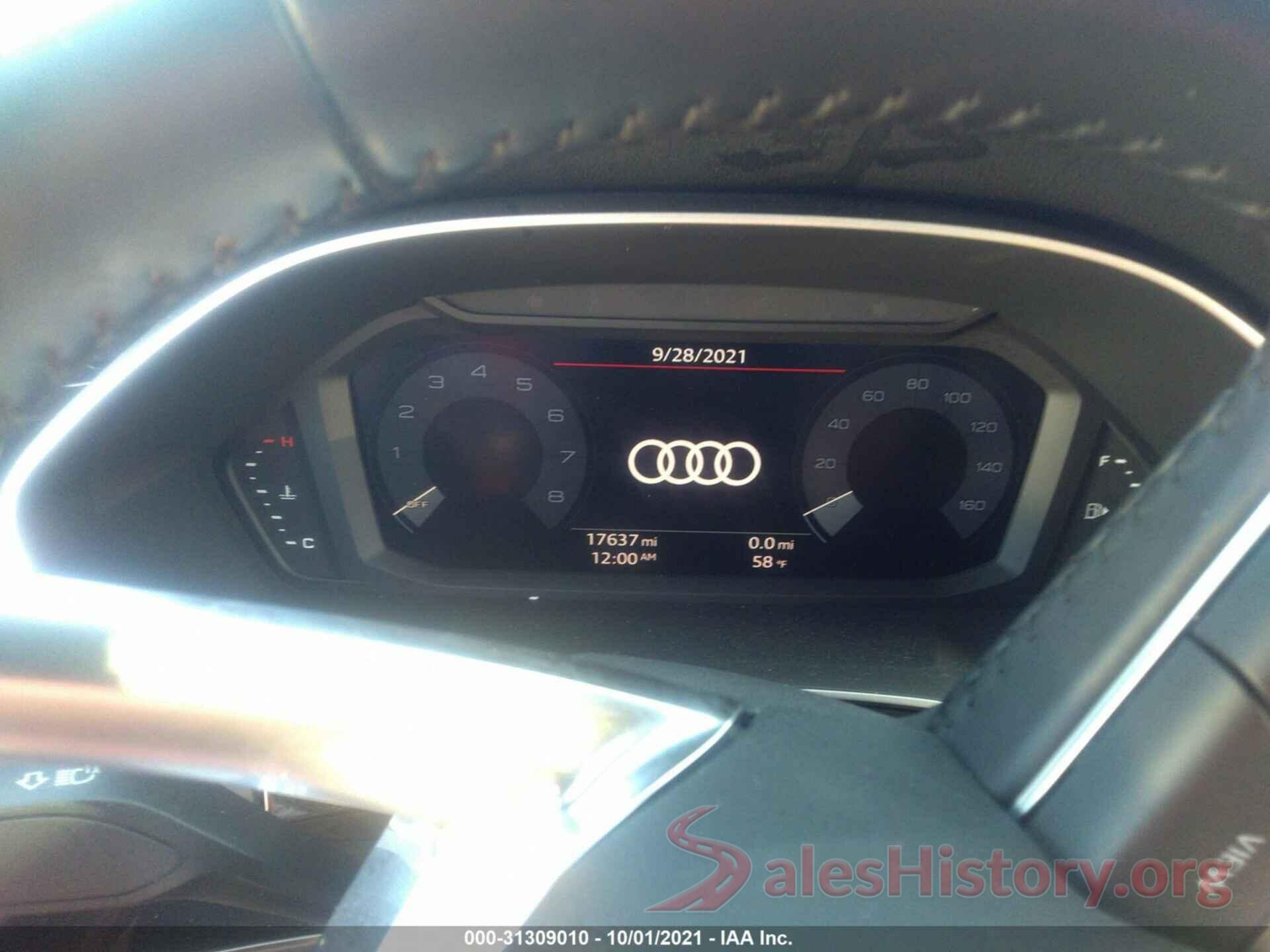 WA1EECF36L1059637 2020 AUDI Q3