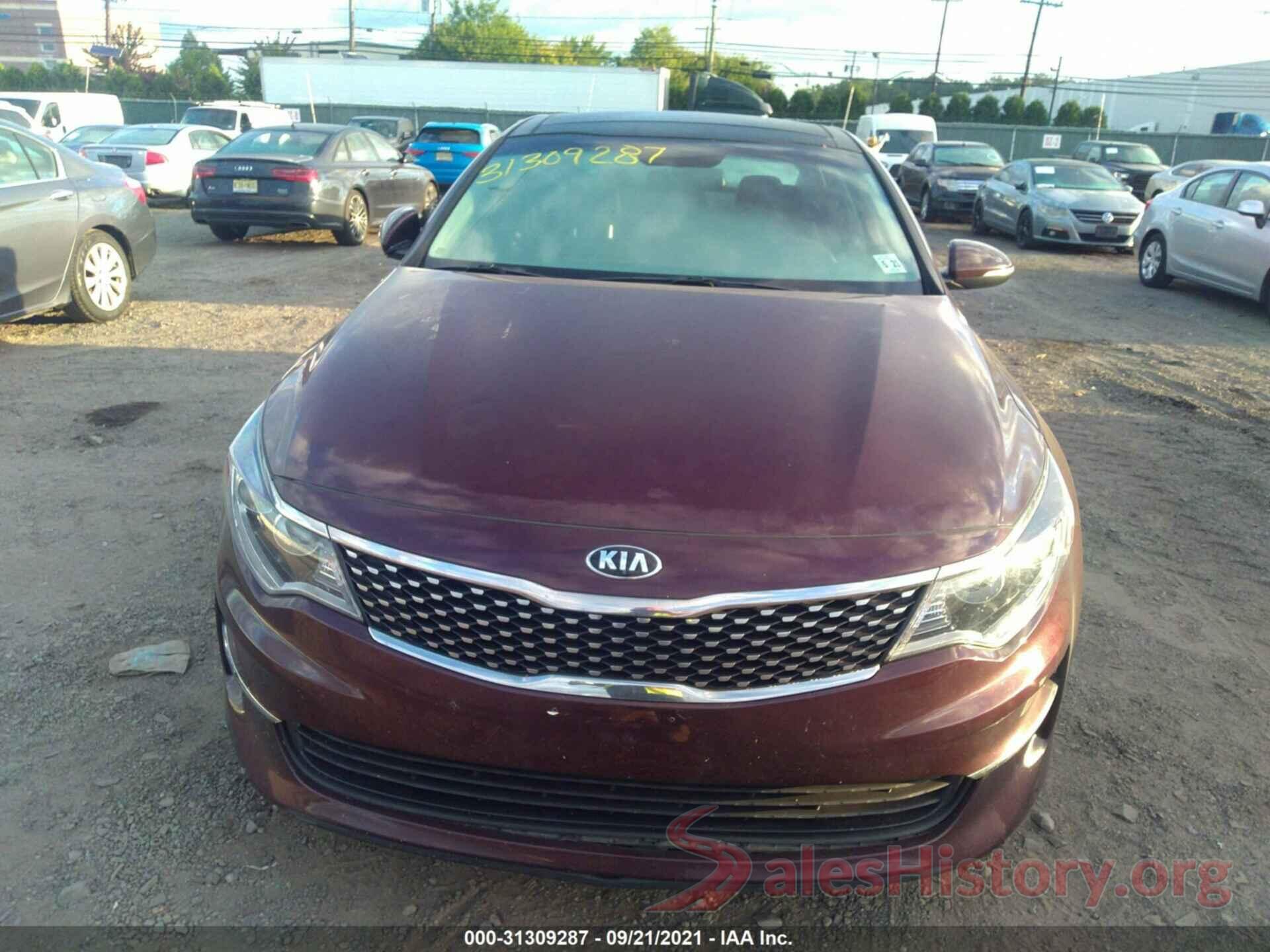 5XXGU4L38GG071780 2016 KIA OPTIMA