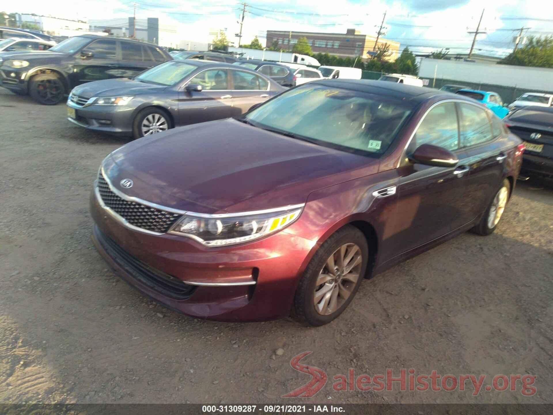 5XXGU4L38GG071780 2016 KIA OPTIMA