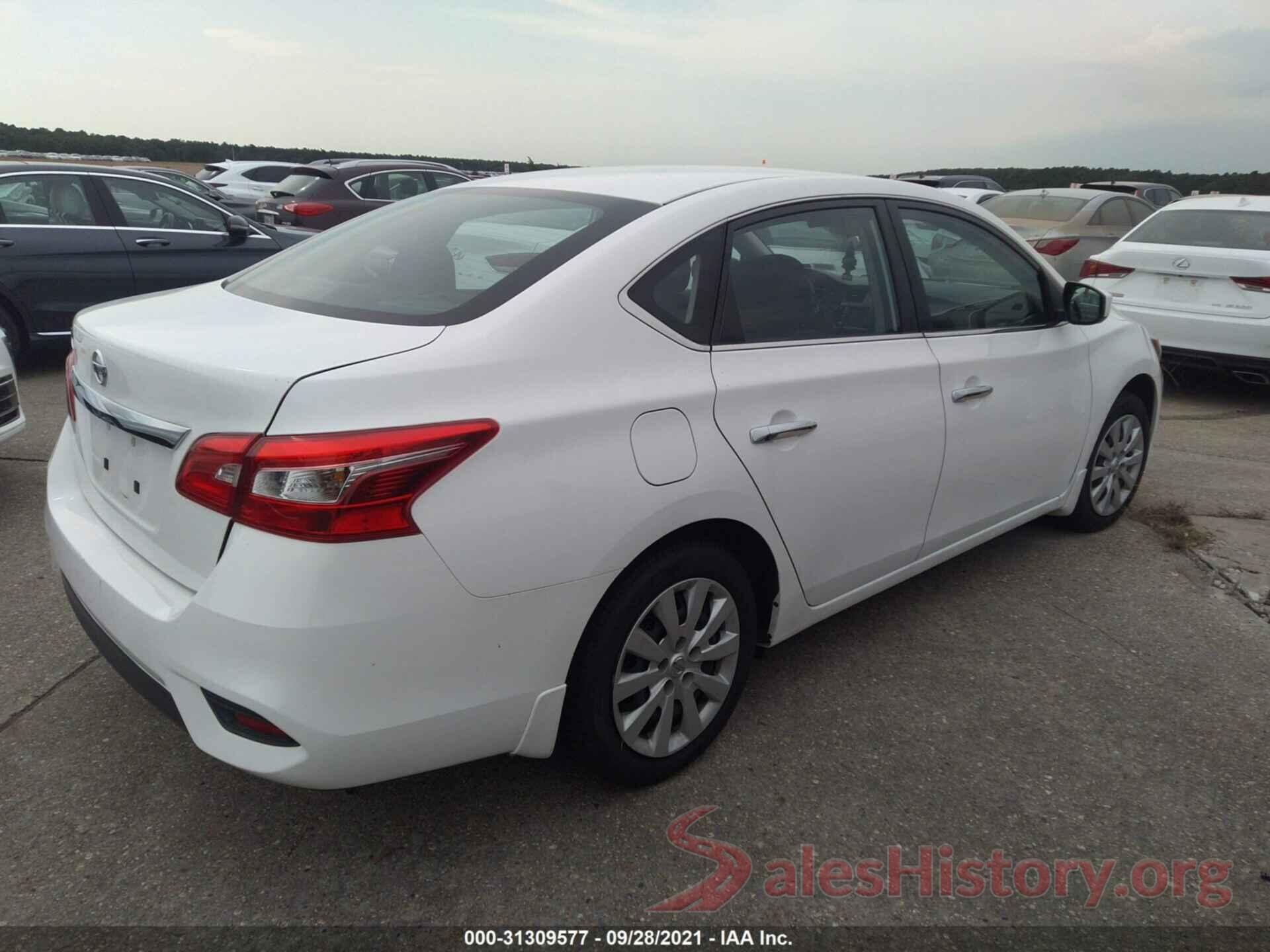 3N1AB7APXKY238808 2019 NISSAN SENTRA