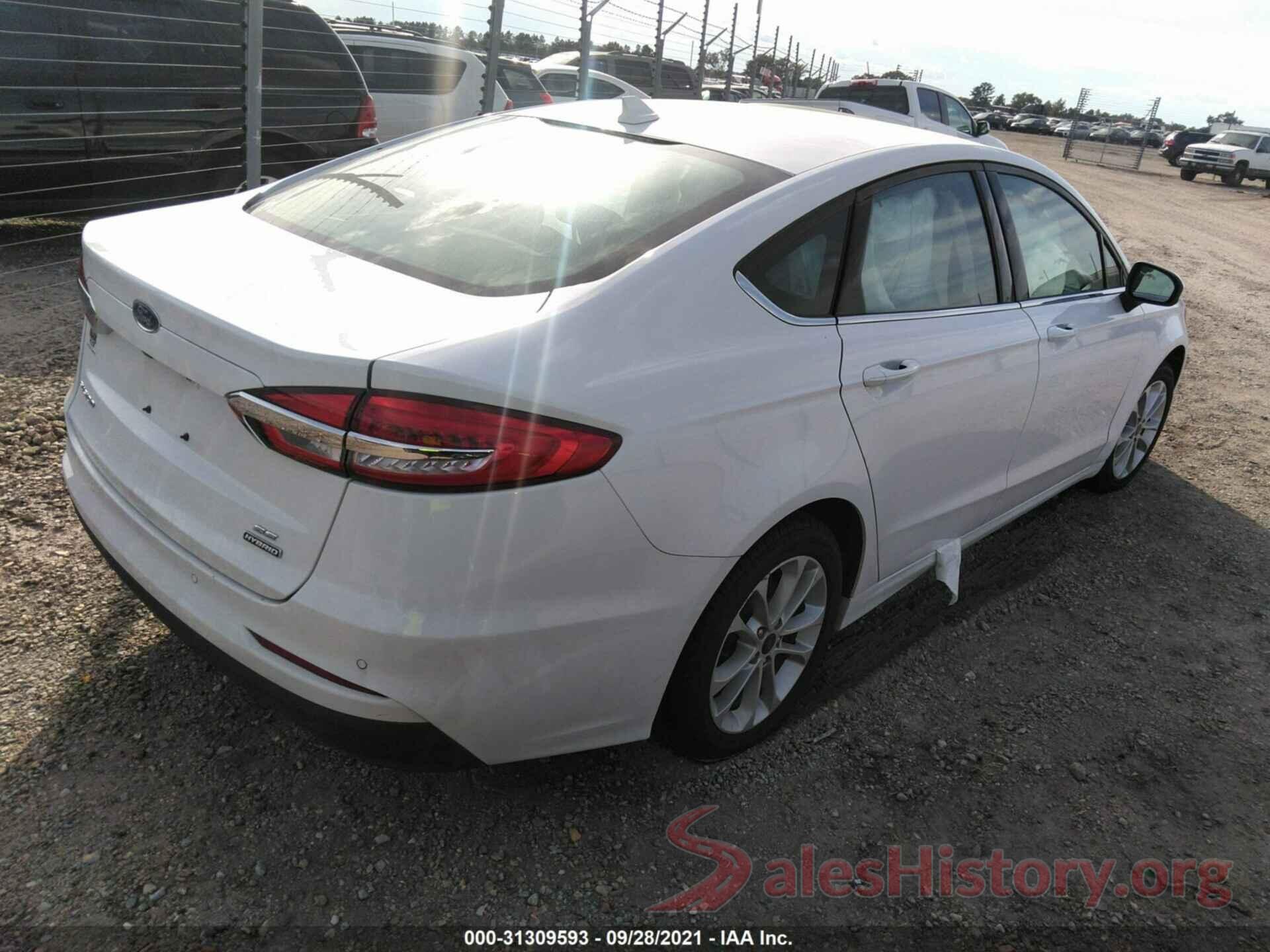 3FA6P0LU8LR176745 2020 FORD FUSION HYBRID