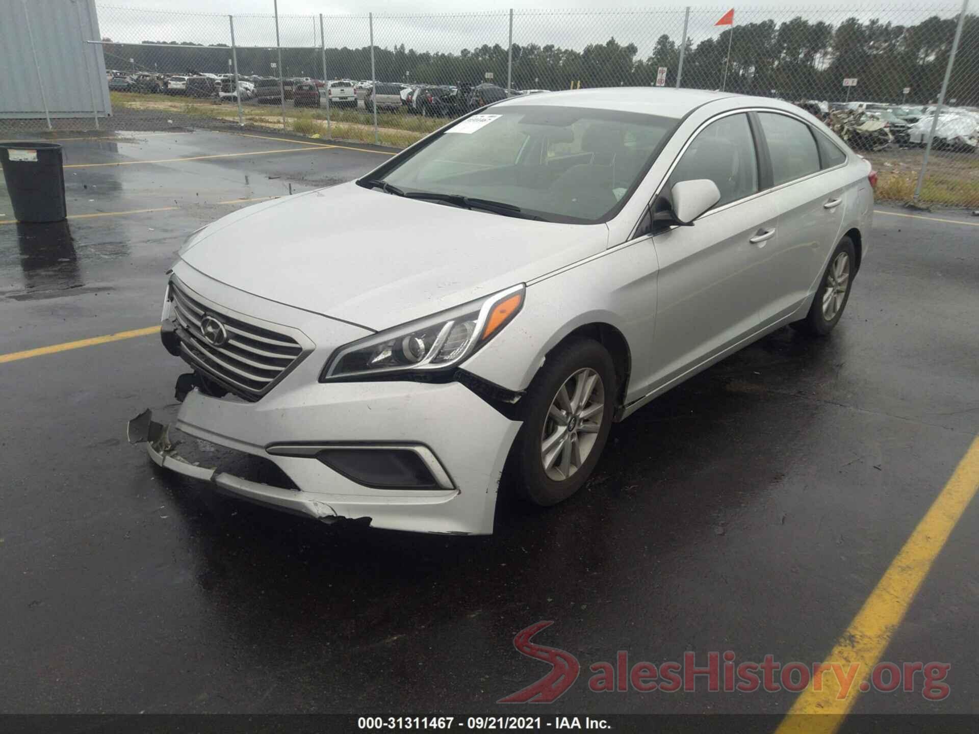 5NPE24AF9HH525311 2017 HYUNDAI SONATA