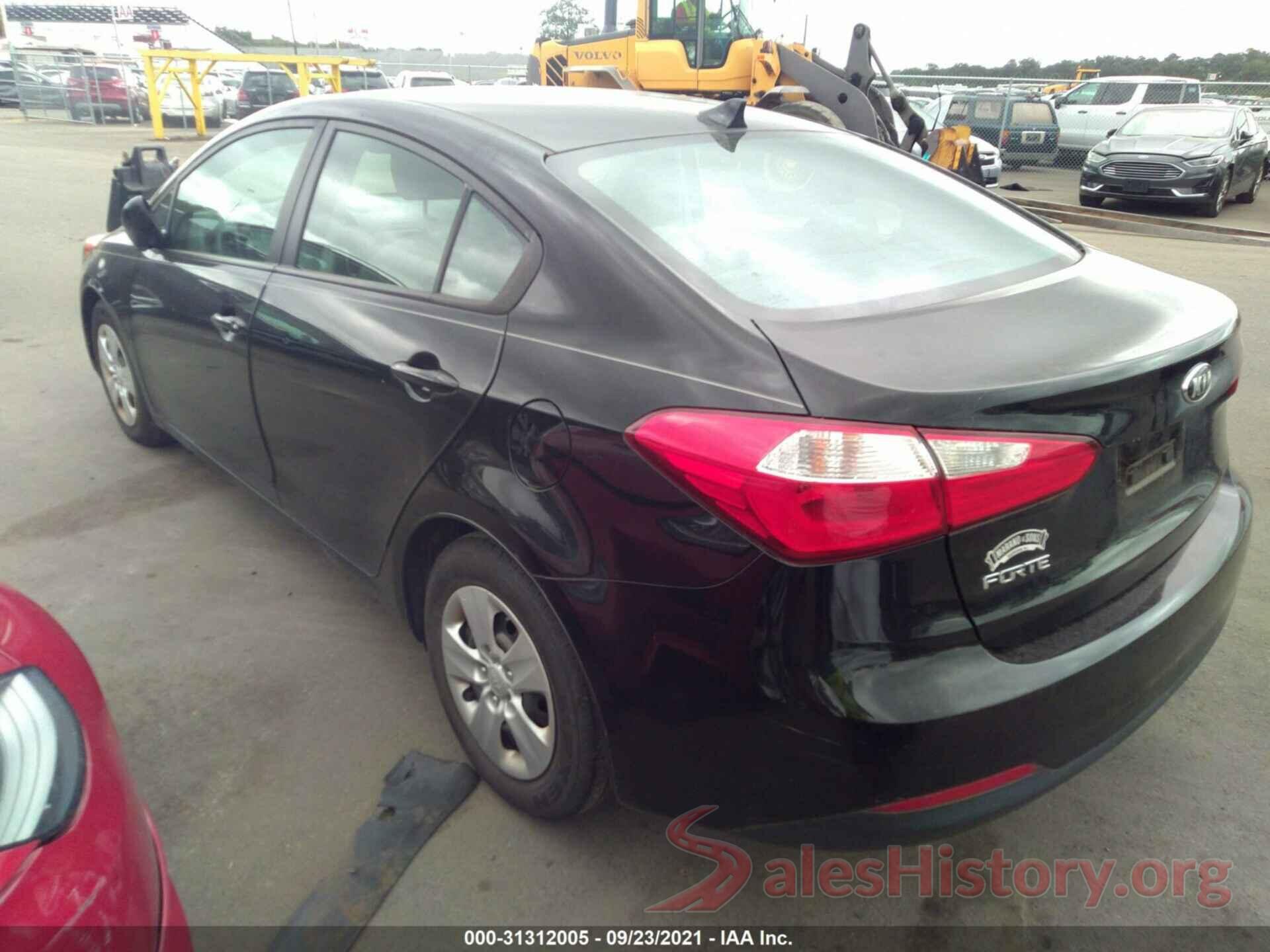 KNAFK4A66G5531406 2016 KIA FORTE