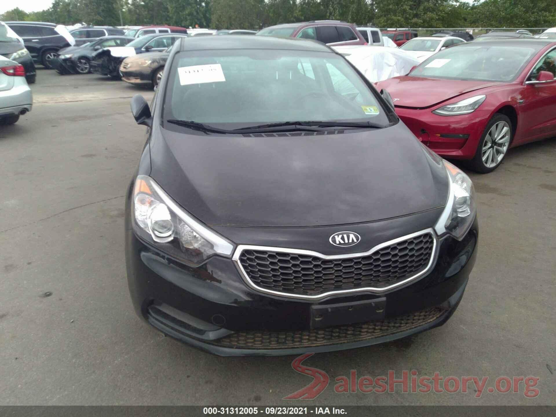 KNAFK4A66G5531406 2016 KIA FORTE