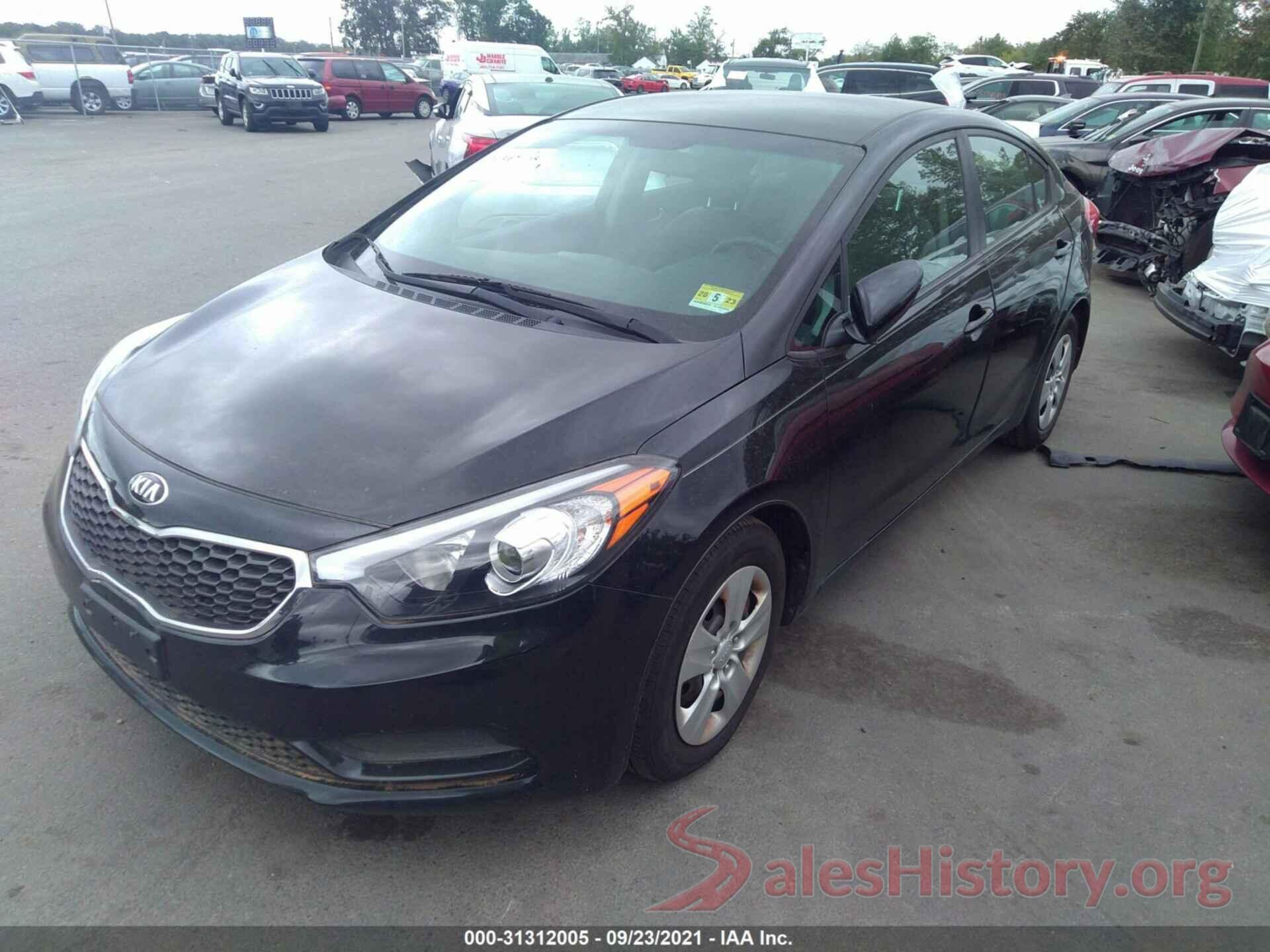 KNAFK4A66G5531406 2016 KIA FORTE